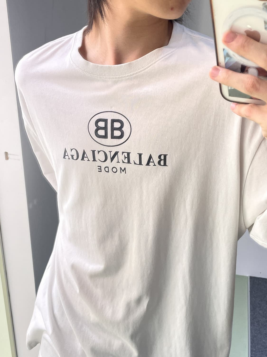 발렌시아가 17ss bb로고 반팔 티셔츠 상품이미지2