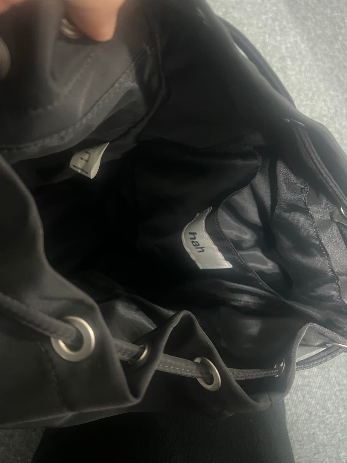 하 아카이브 2웨이 워털루 블랙 나일론 더플백 상품이미지3