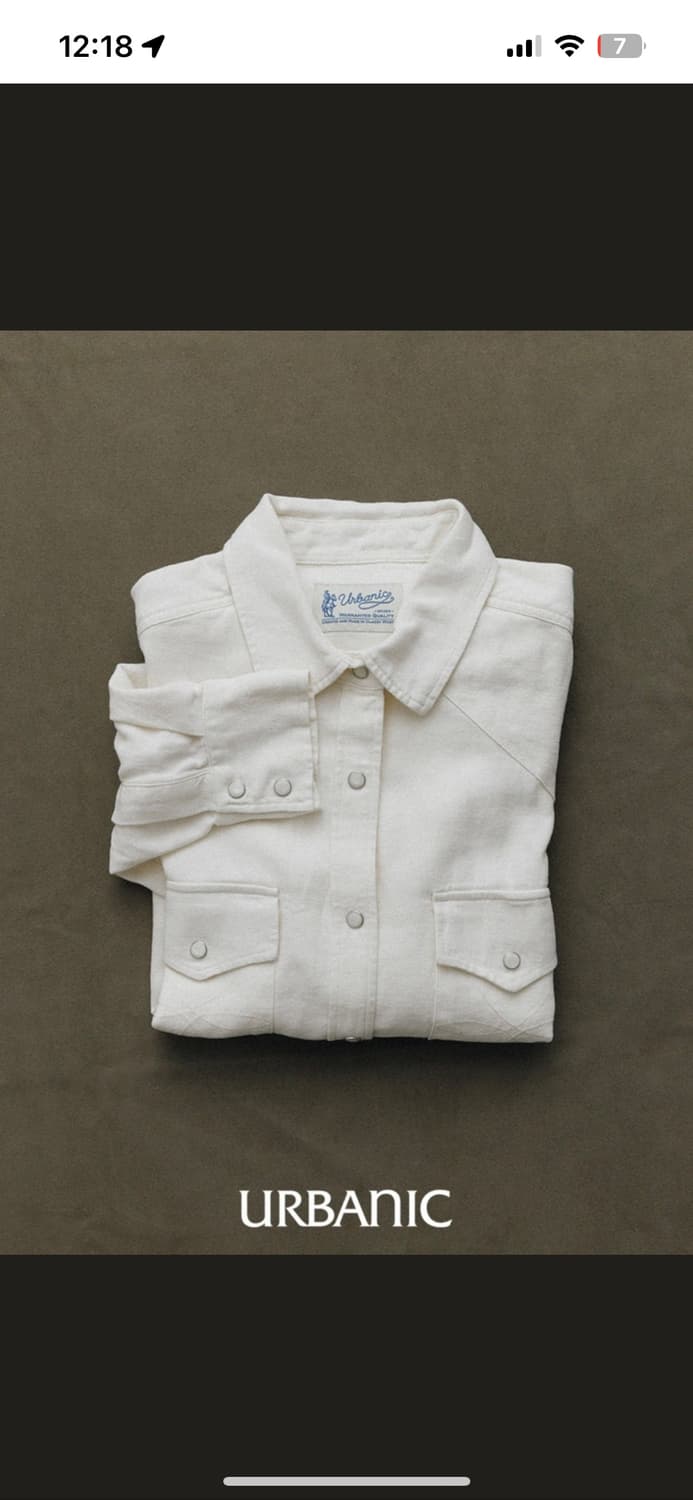 얼바닉30 랜치 셔츠 상품이미지1