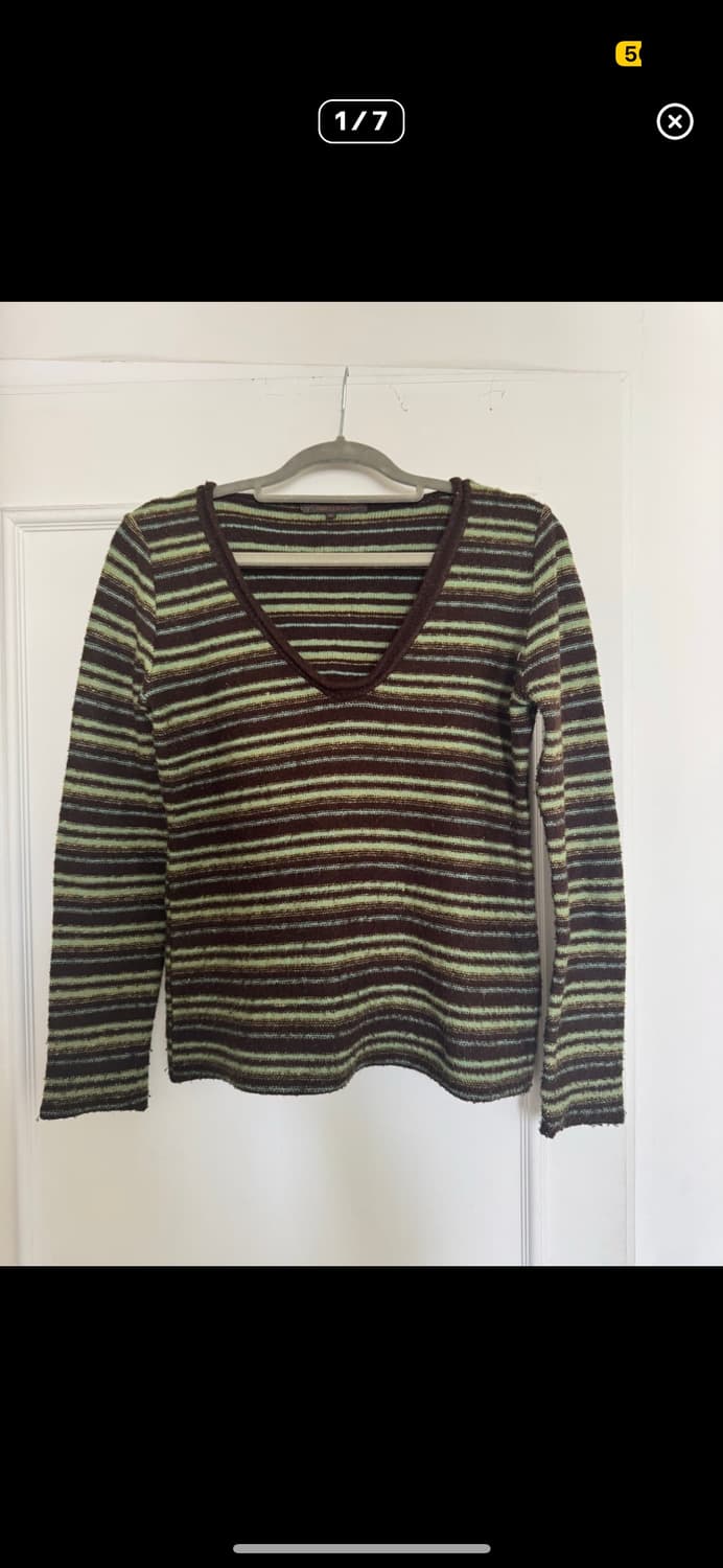 Attrattivo Stripe Knit 상품이미지1