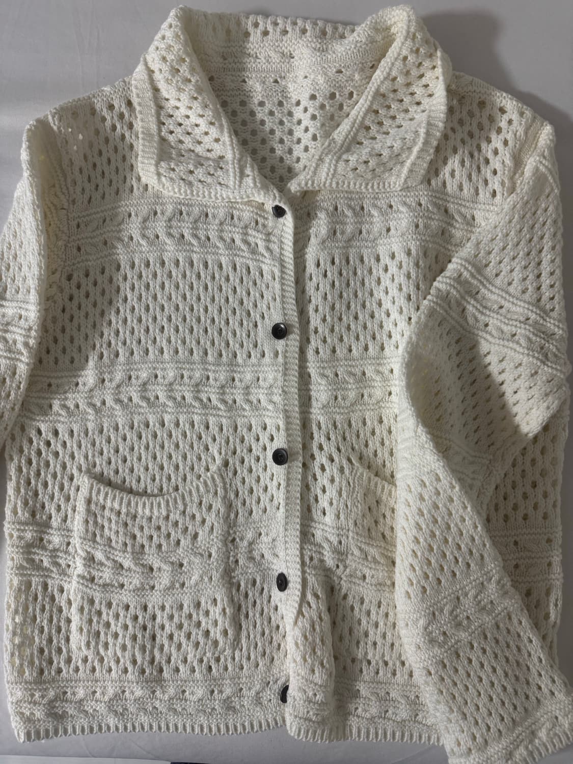 단추 니트 가디건 상품이미지3