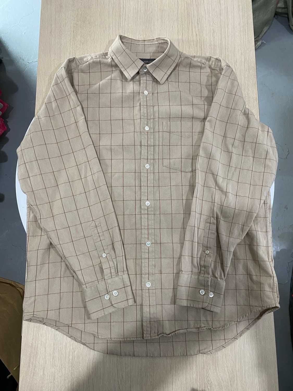 바나나 리퍼블릭 체크 셔츠 (105) 상품이미지1