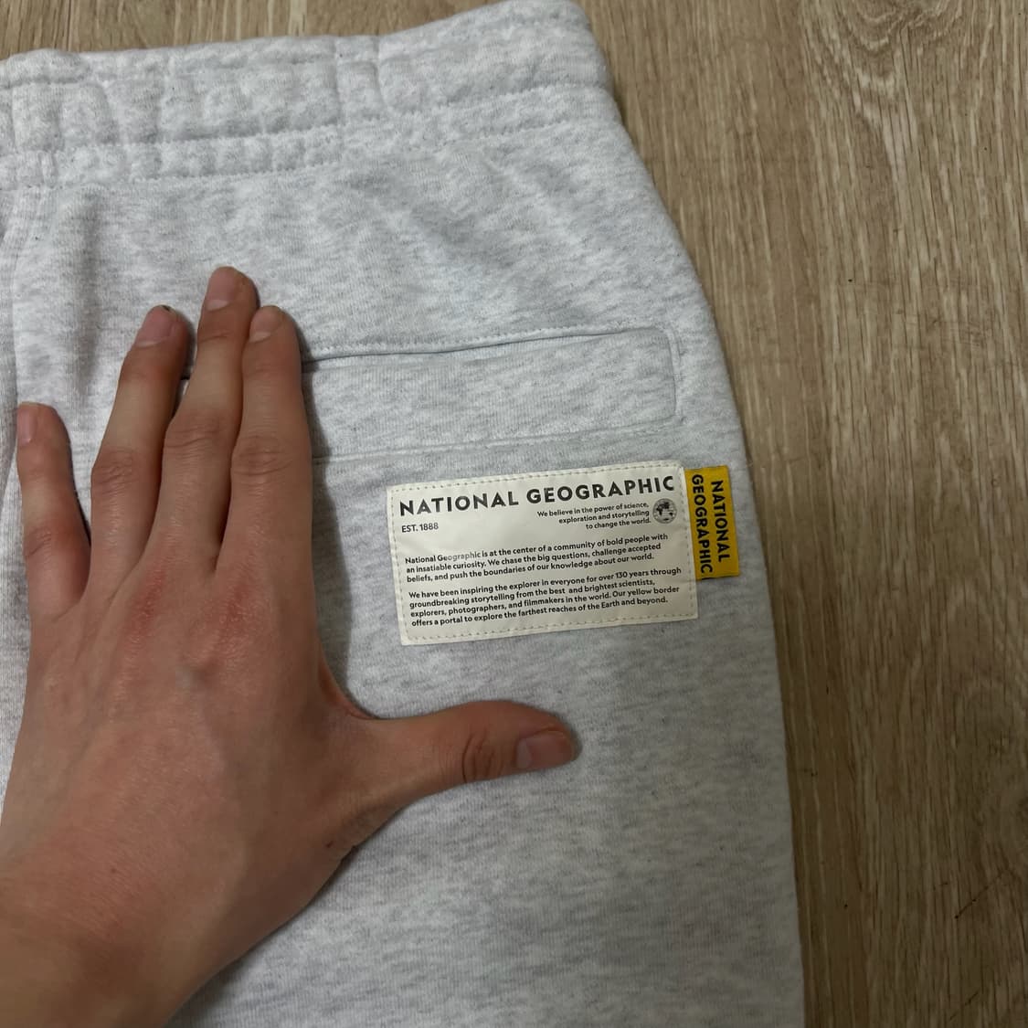 내셔널지오그래픽 로고 와펜 밴딩 조거팬츠 76  상품이미지6