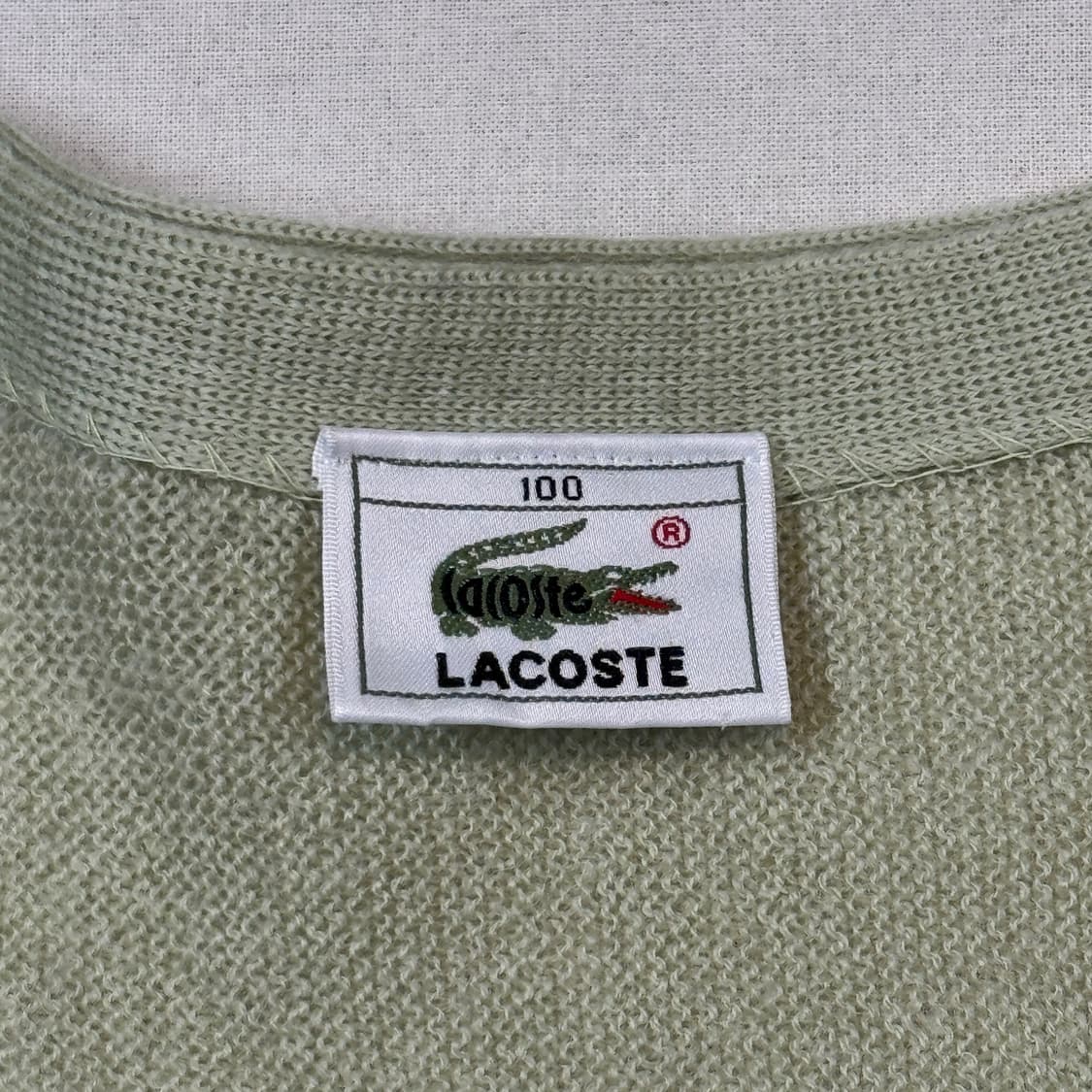 L) 라코스테 서광 빈티지 울 가디건 상품이미지7