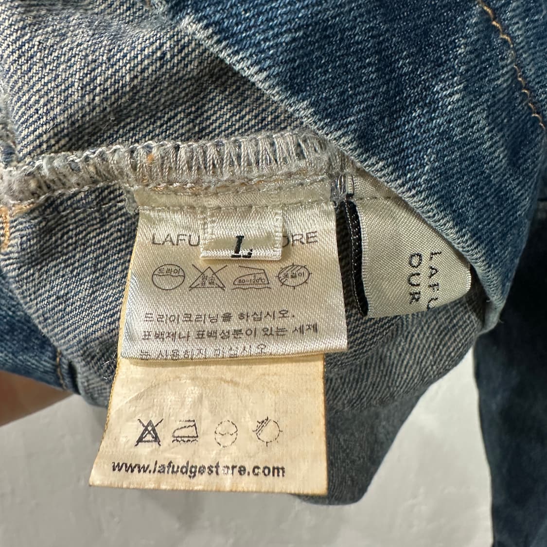 라퍼지스토어 데님 청자켓 L 상품이미지3