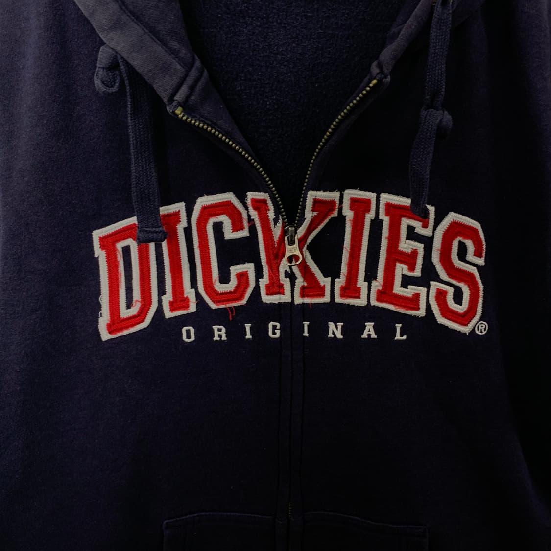 디키즈 y2k 와투케 네이비 후드집업 상품이미지4