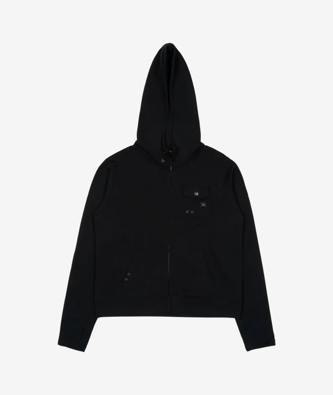 TCM easy pocket hooded zip-up (black) 상품이미지1