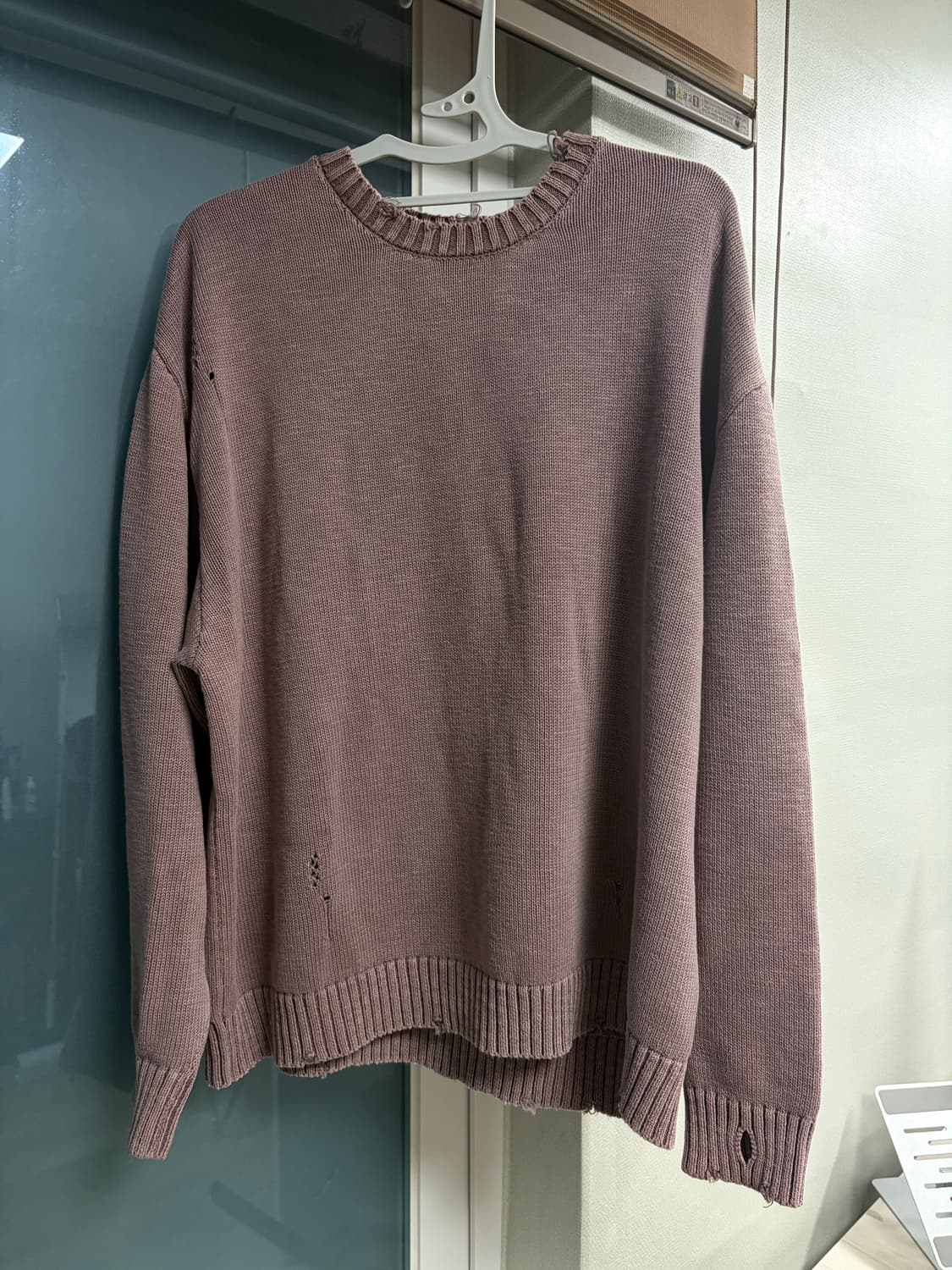 Washed Cotton Damage Knit 상품이미지2