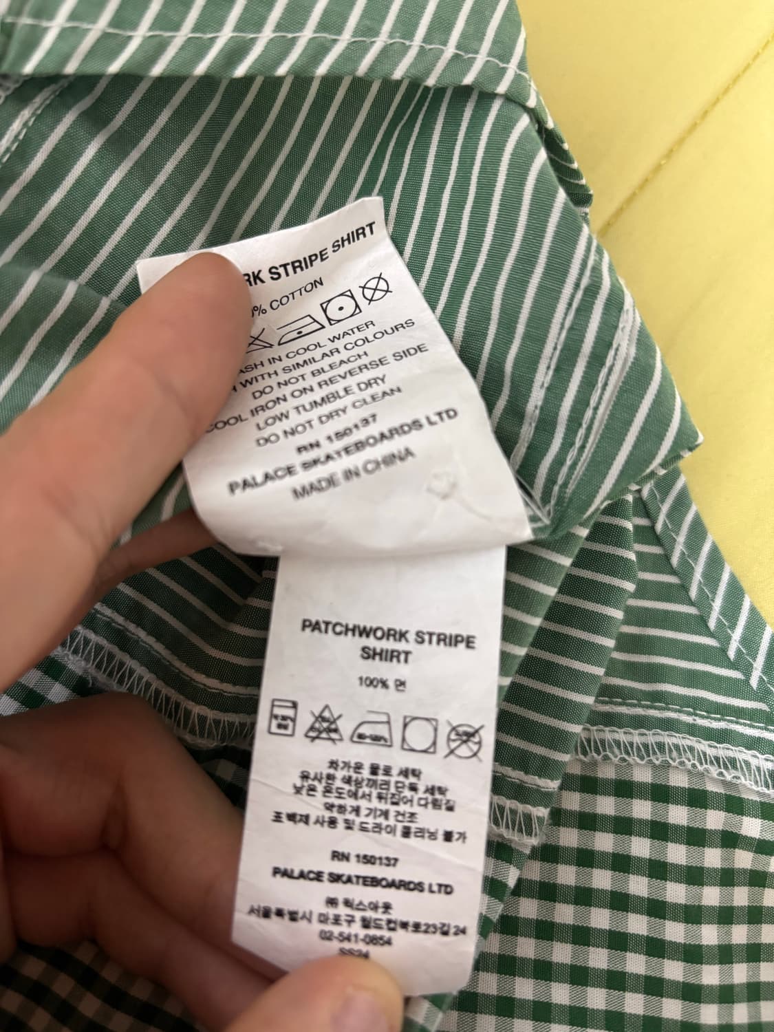 팔라스 패턴셔츠 m 상품이미지6