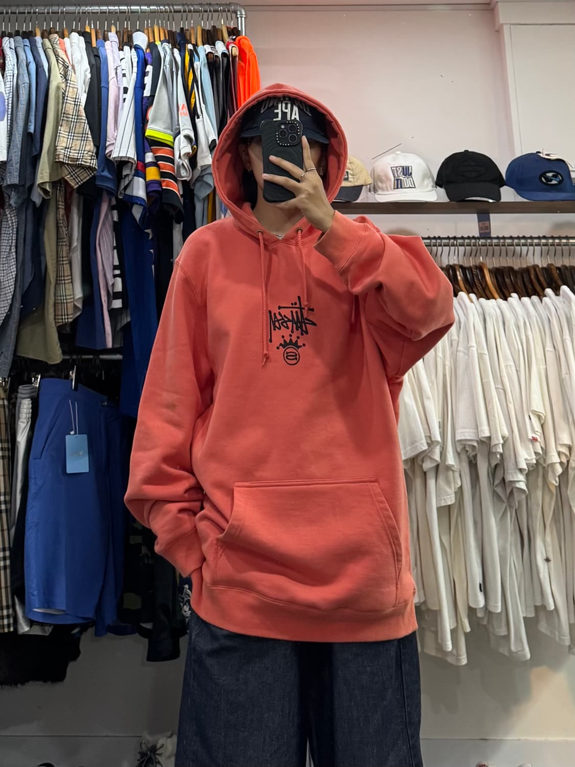 스투시 S 크라운 후드 상품이미지5