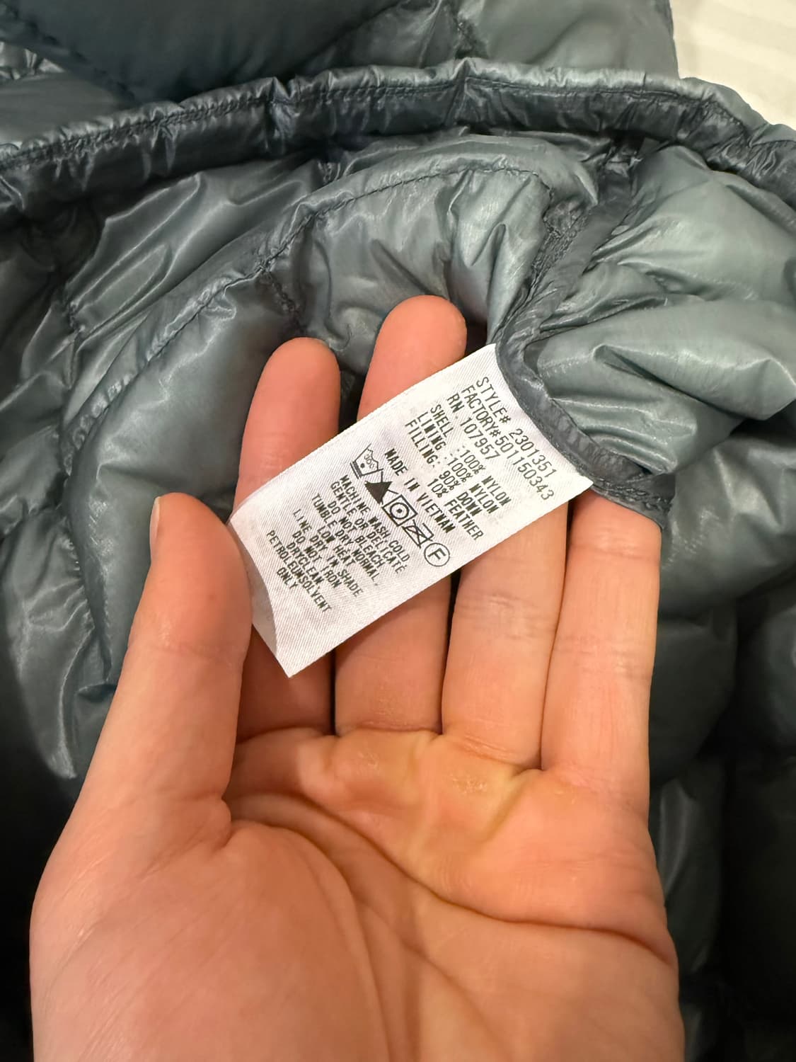 몽벨 EX 라이트 다운 경량패딩 (풀오버) 상품이미지4