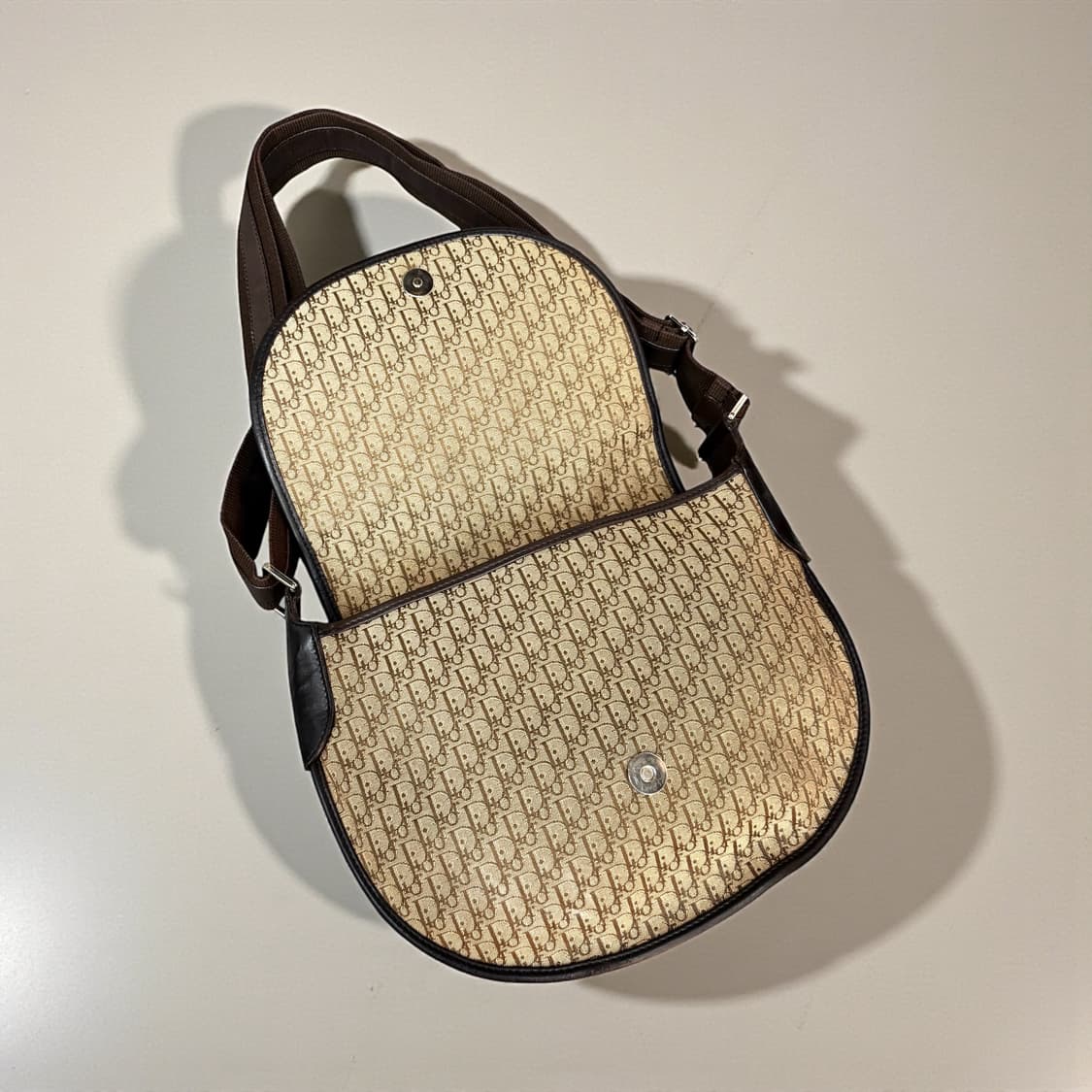 디올 2001AW 오블리크 레더 크로스백.숄더백 상품이미지5