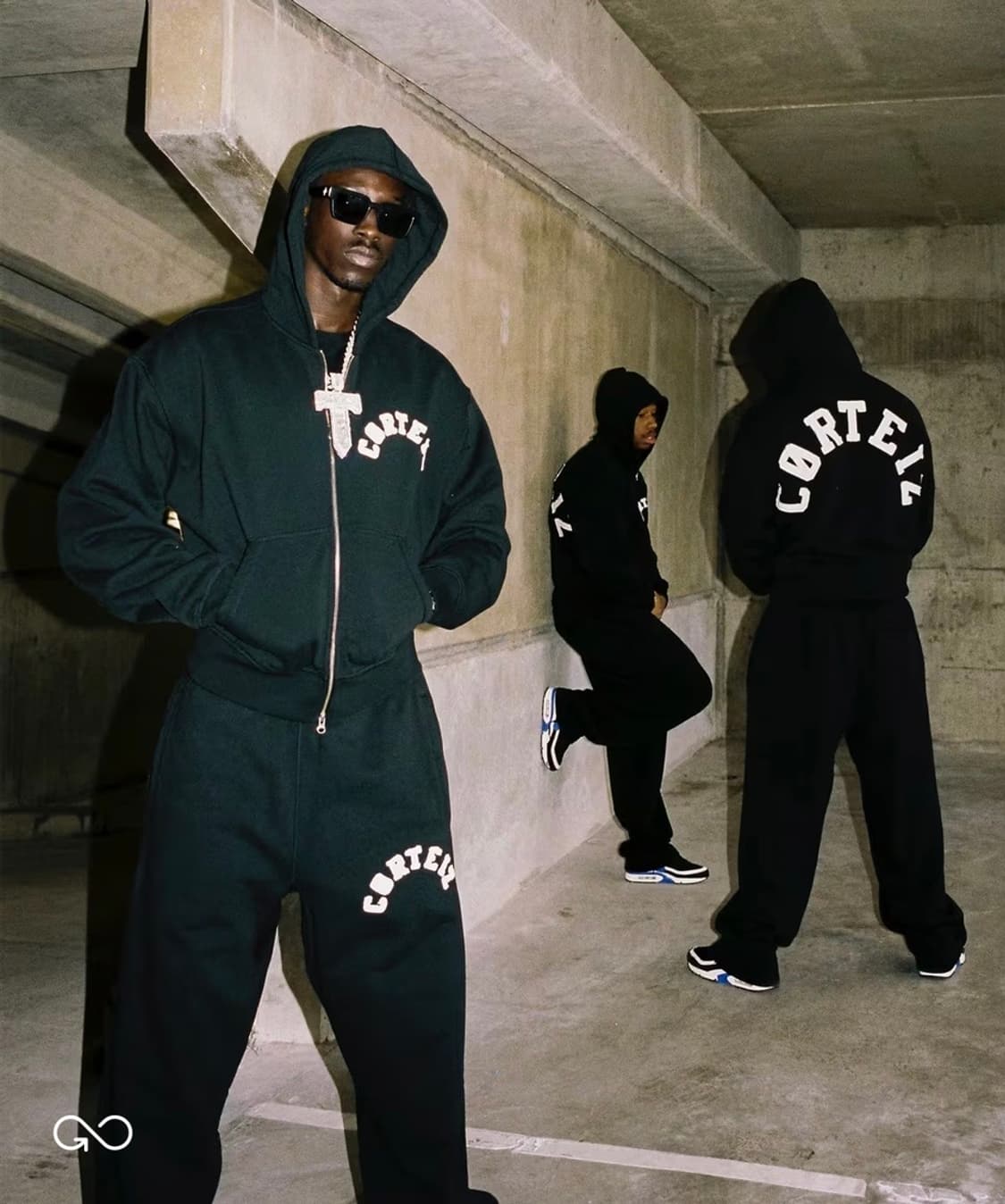 코르테이즈 ARCH 후드집업 블랙 S 상품이미지2