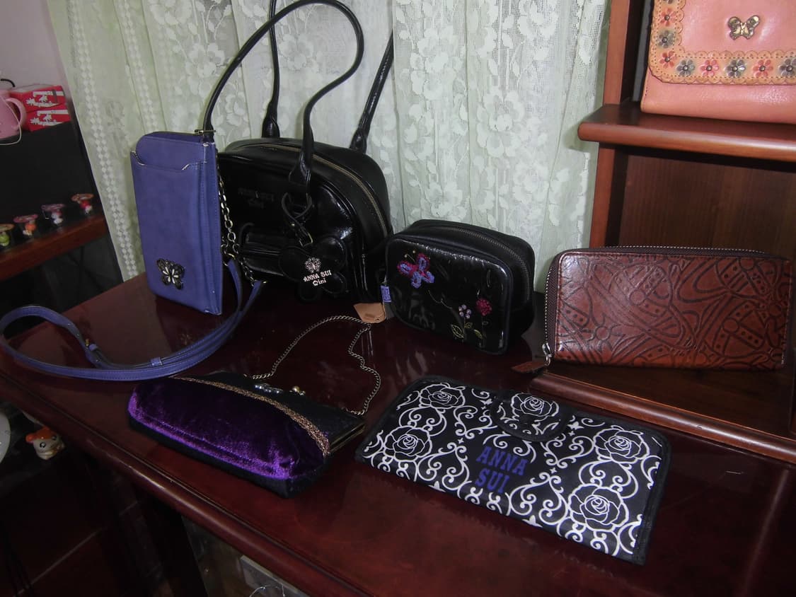 Anna Sui Floral Pattern Fold Wallet 🦋 상품이미지3