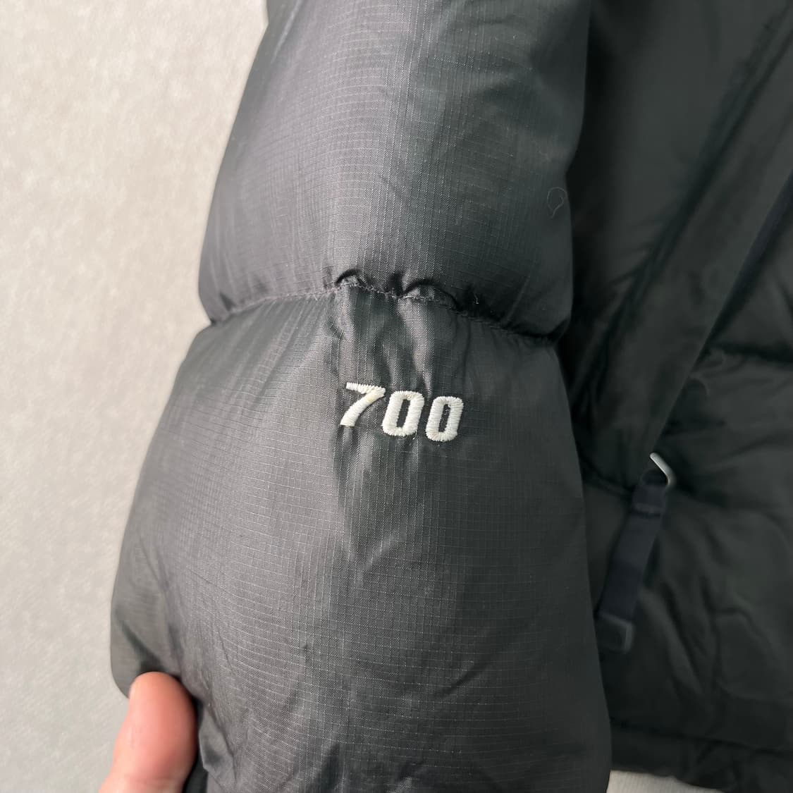 95 노스페이스 눕시700 1996 챠콜 패딩 상품이미지4