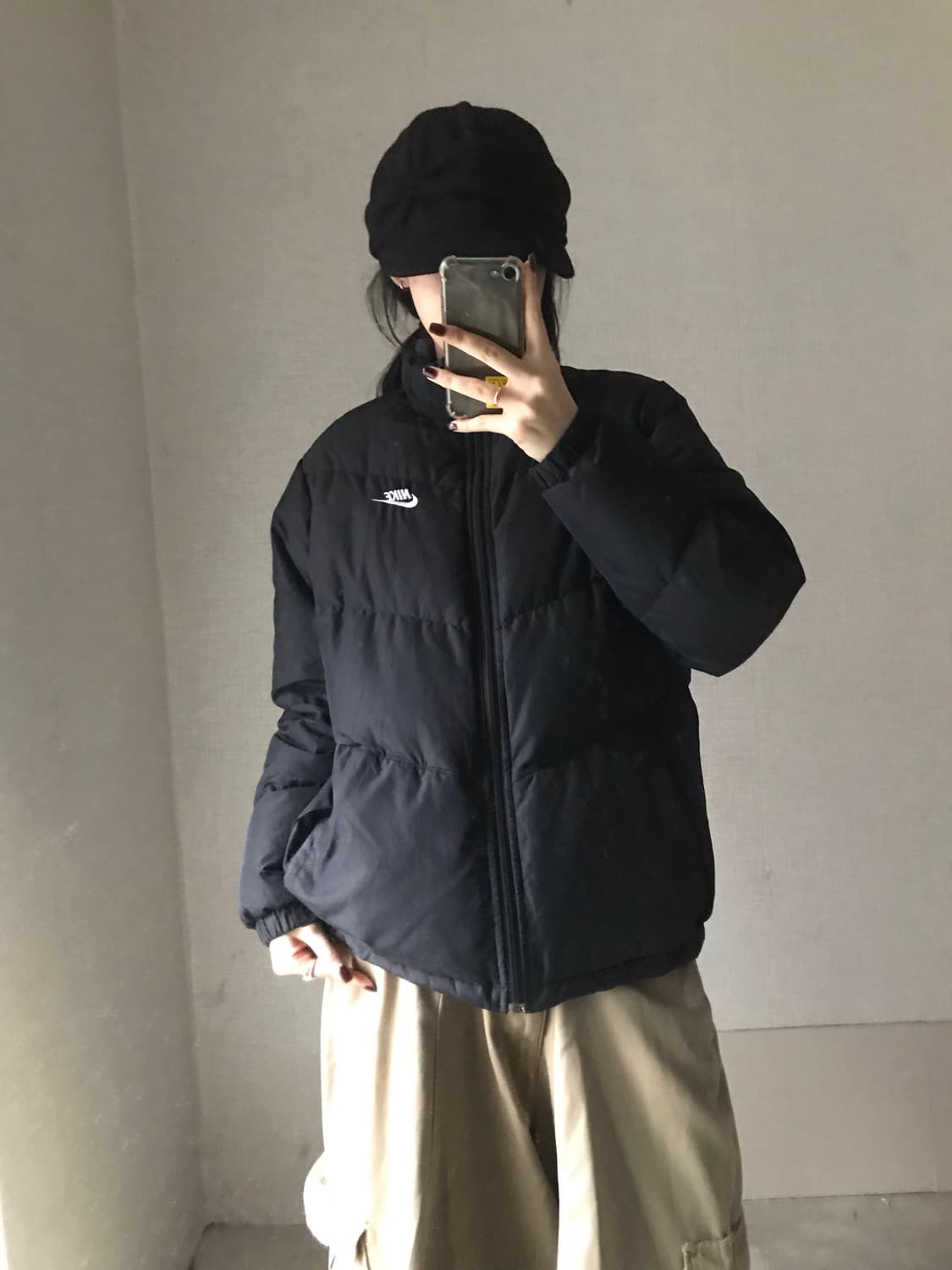 나이키 블랙 패딩 상품이미지3