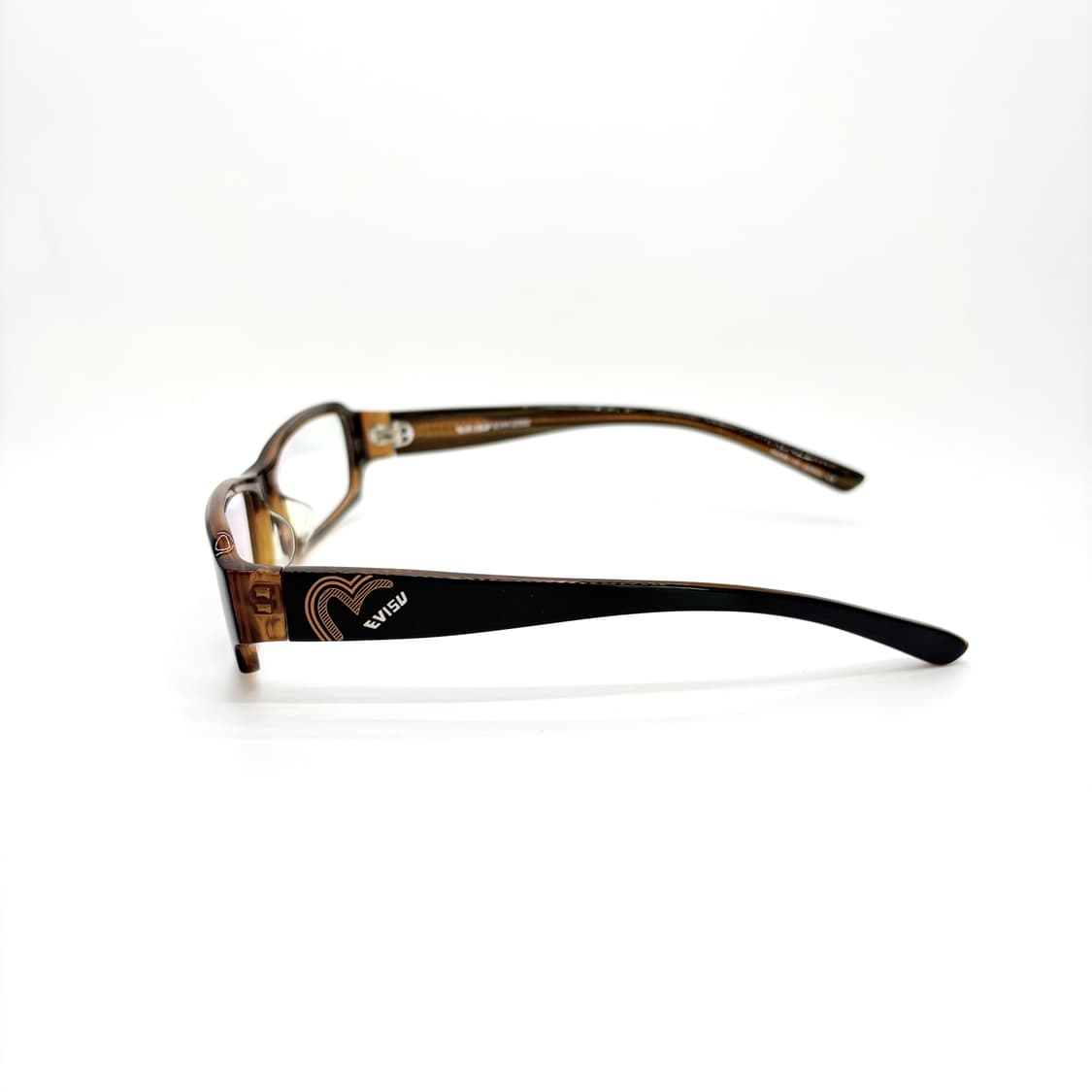 EVISU 에비수 블랙 스퀘어 빈티지 뿔테 상품이미지5