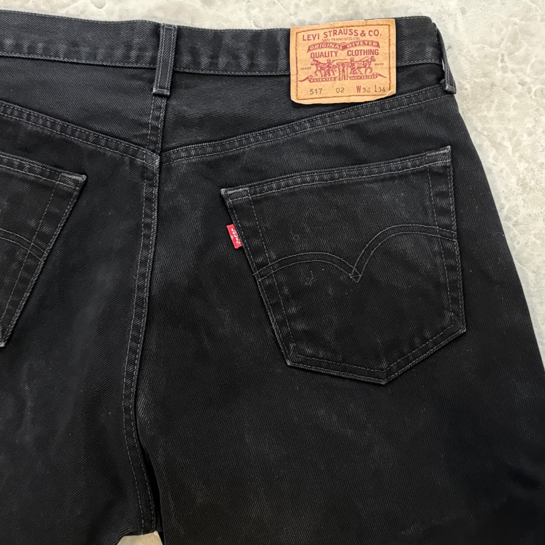 리바이스 517 20 블랙 흑청 상품이미지7