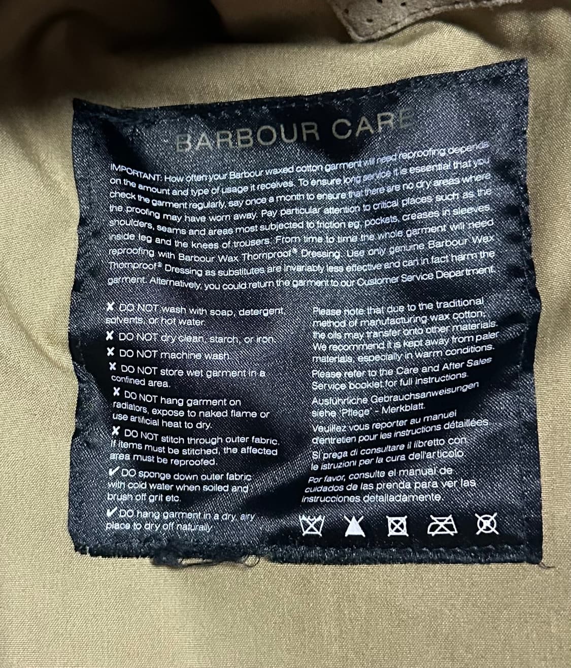 바버 x 랜드로버 필드 야상 자켓 상품이미지4