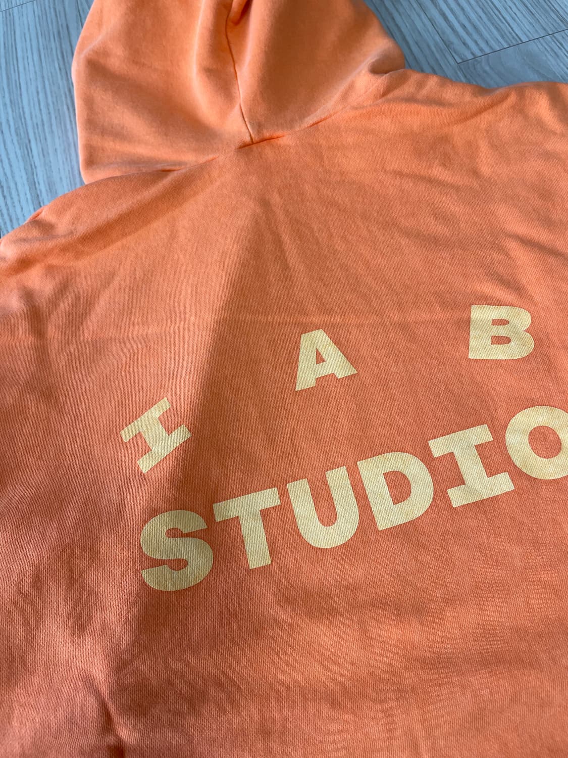 [새상품] 아이앱 스튜디오 피그먼트 후드 살몬 상품이미지5