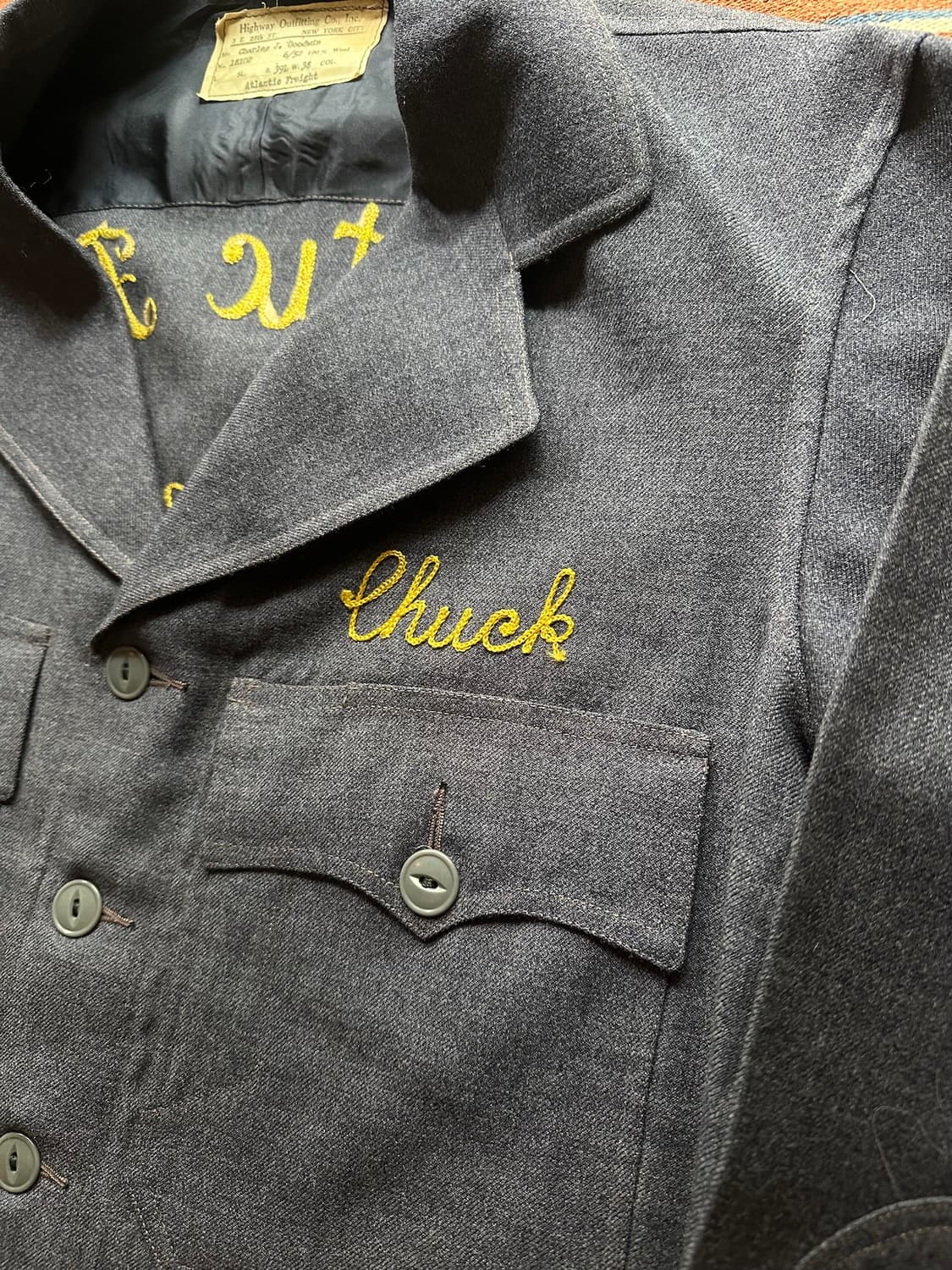 Dead Stock 50s USA Wool Work Jacket 상품이미지2