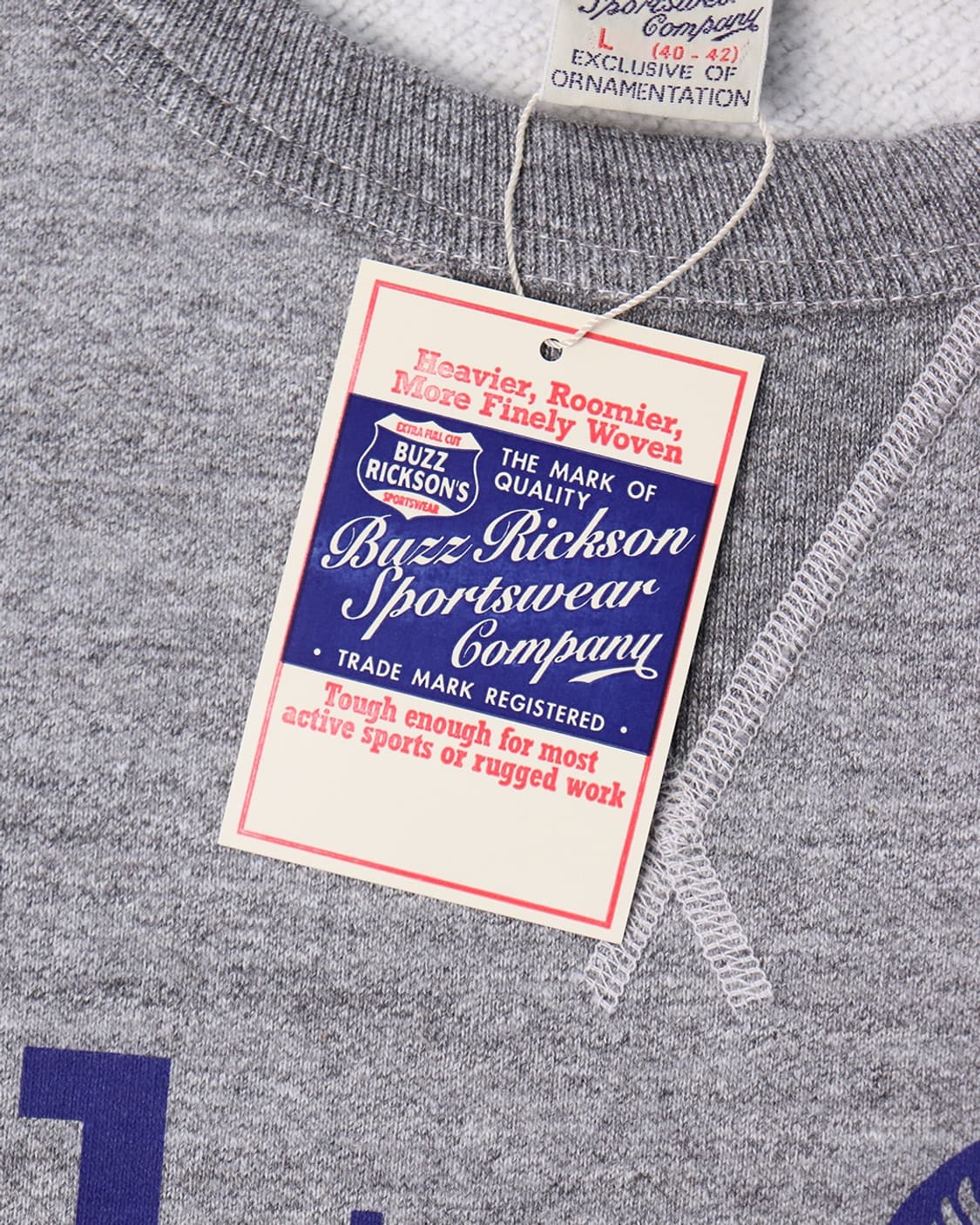 버즈릭슨(Buzz ricksons) 21St Bomb SQ 스웻셔츠 상품이미지6