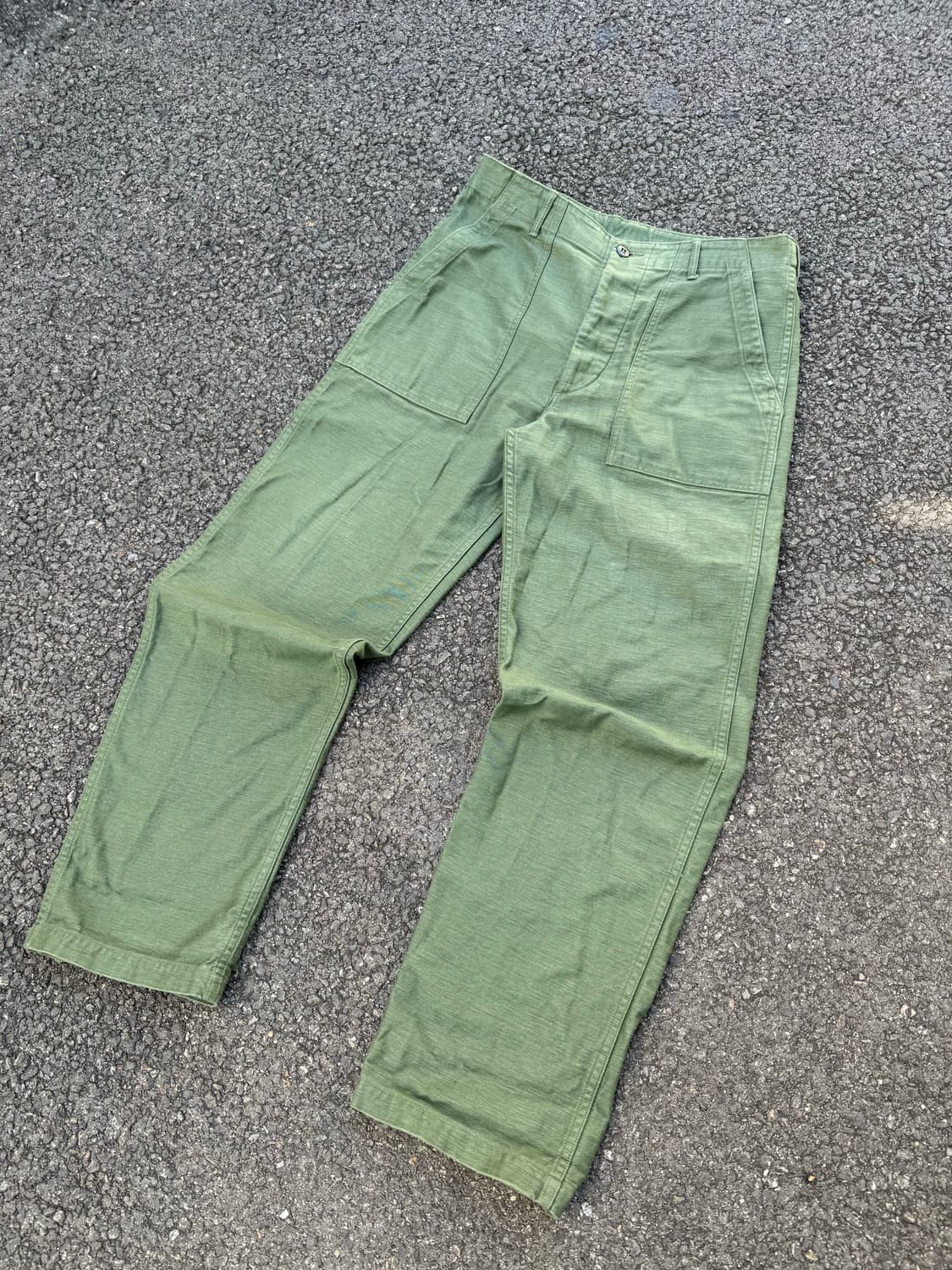 오어슬로우 올리브 퍼티그 팬츠 상품이미지1