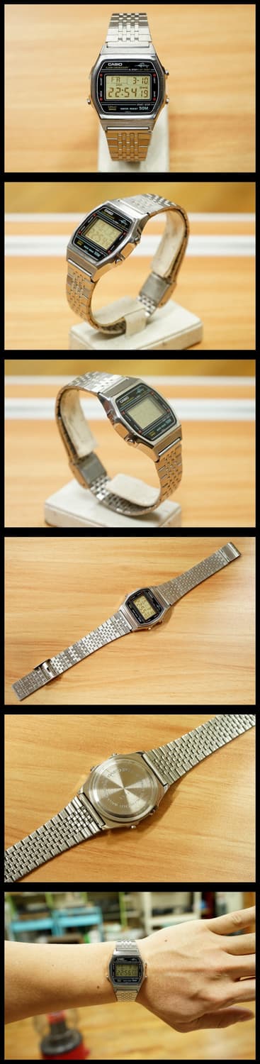 80s 1st 카시오 w-36 "marlin" 디지털 시계 상품이미지2