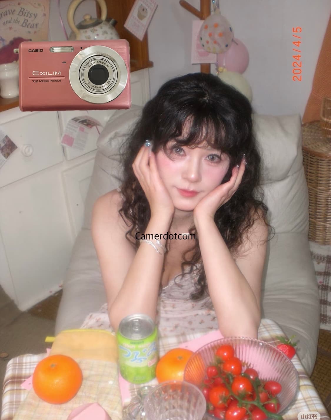 희귀풀셋!) 카시오 엑슬림 z75 casio exilim 핑크 상품이미지4