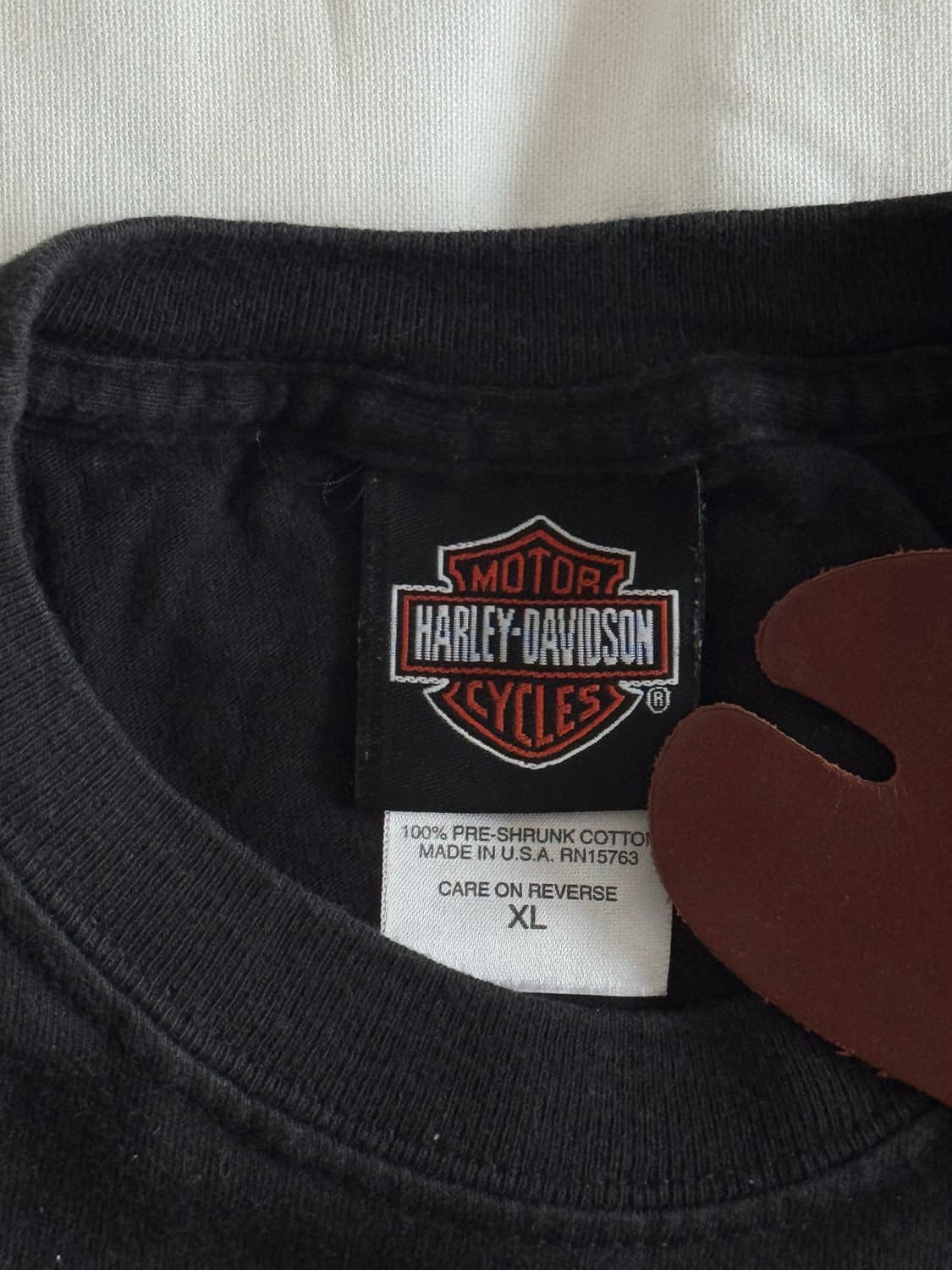 [XL] 90s-00s 빈티지 할리데이비슨 실드 로고 티셔츠 상품이미지5