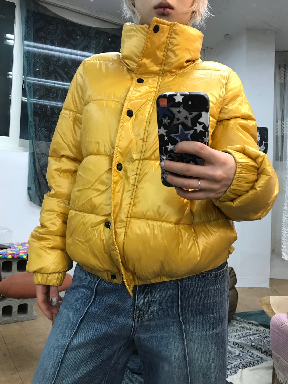 DKNY 백프린팅 숏패딩 상품이미지3