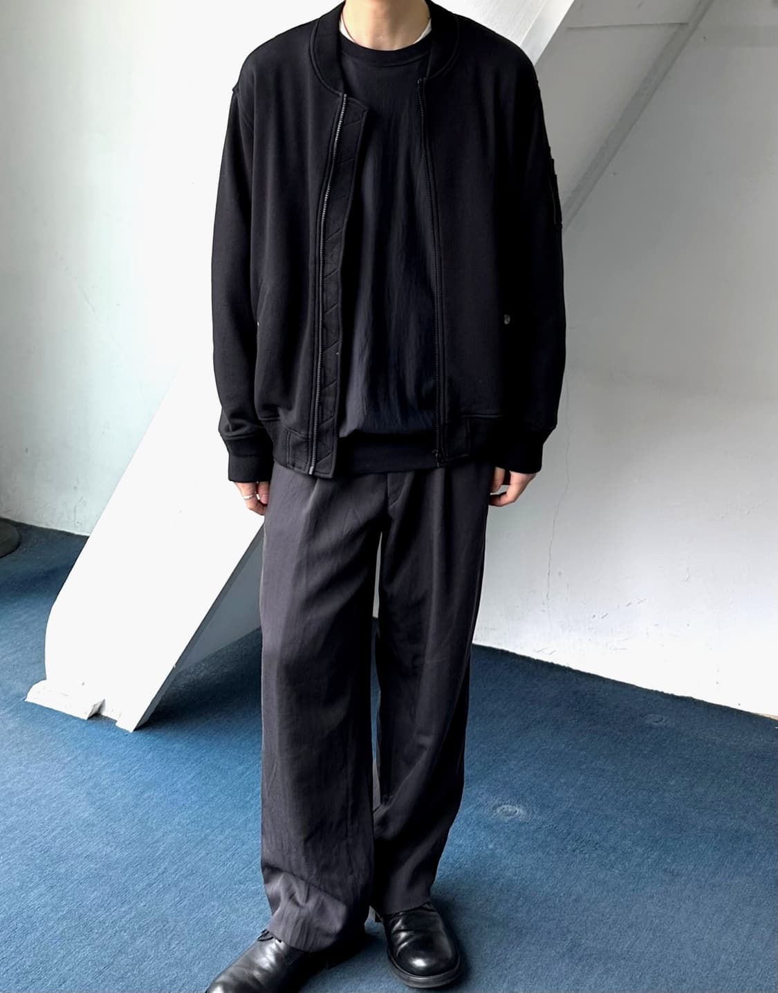 Mild cotton sweat MA-1 design jacket 상품이미지7