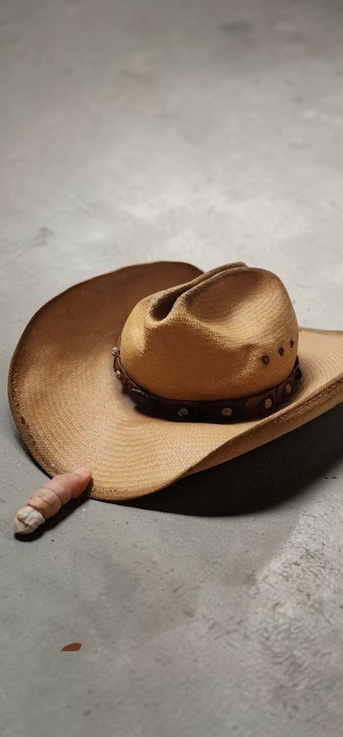 Terri Clark 빈티지 카우보이 모자 상품이미지5