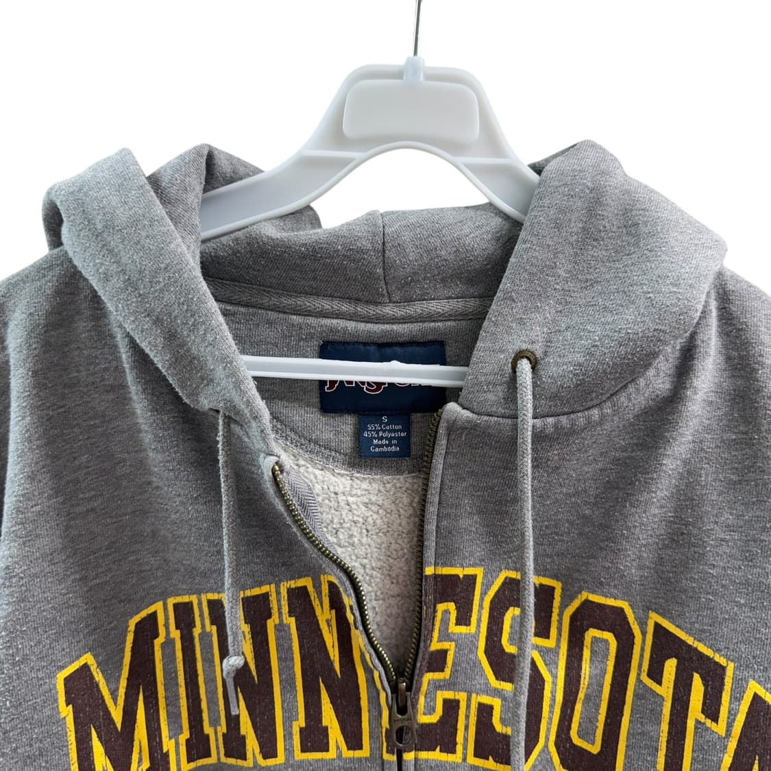 [S] 잔스포츠 그레이 후드티 상품이미지5