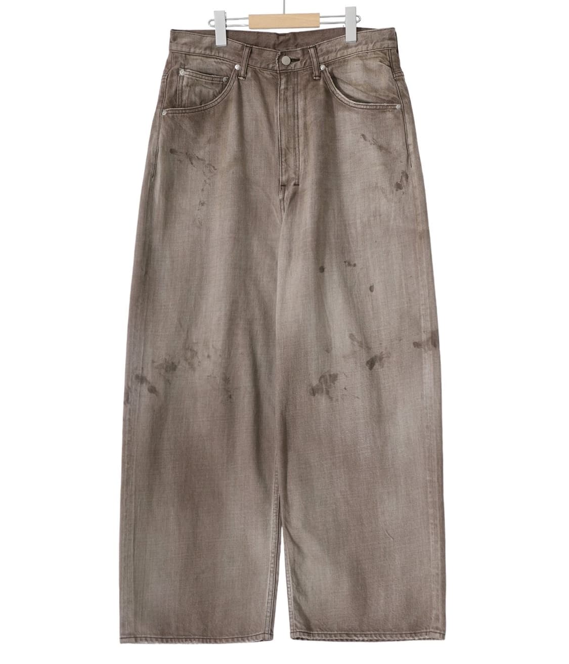 AGING WIDE DENIM 5PK PANTS BROWN 1 상품이미지1