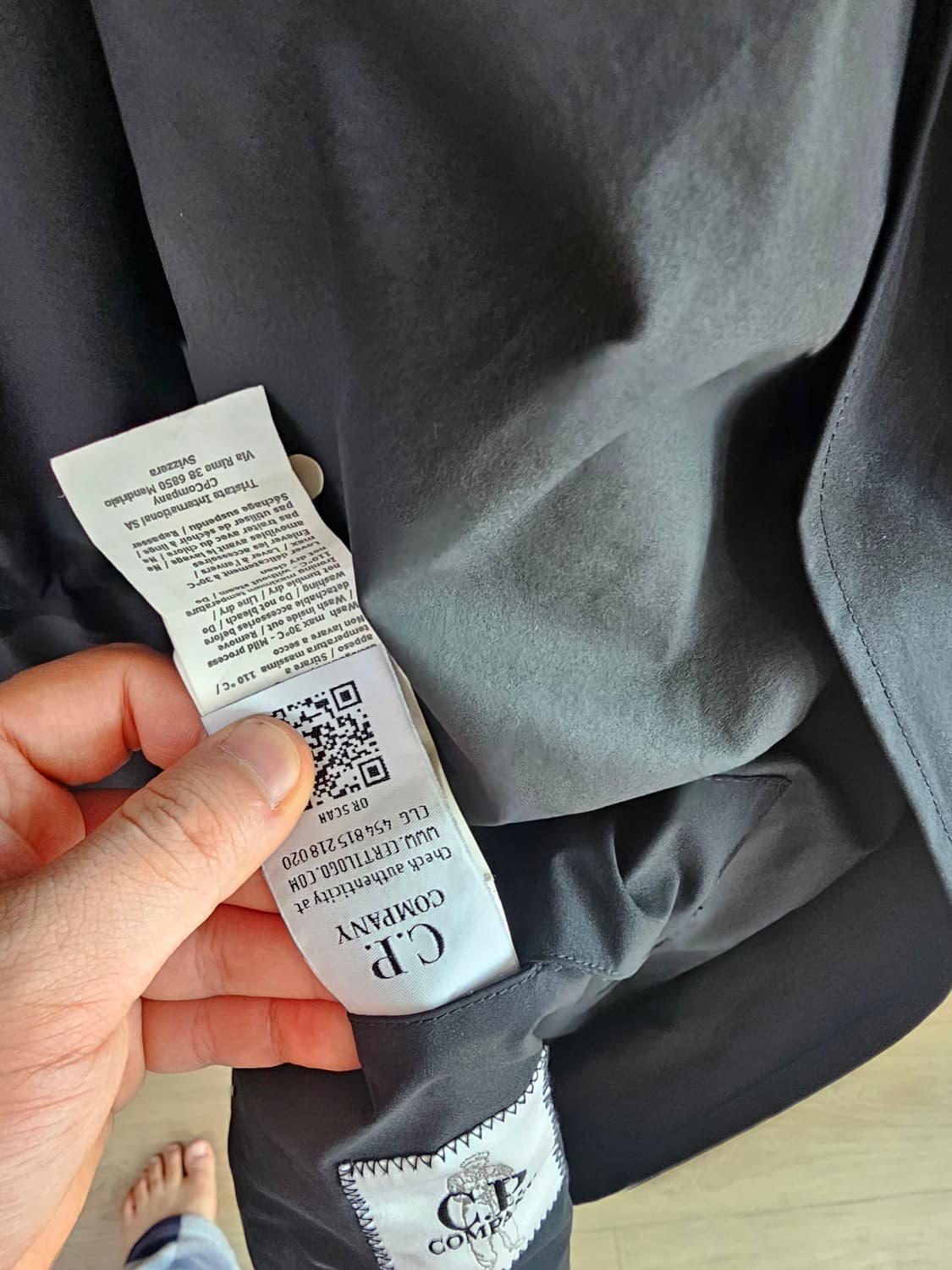 씨피 cp컴퍼니 프로텍 코트 자켓 팔아요 바람막이 나일론 바람막이 100 상품이미지9