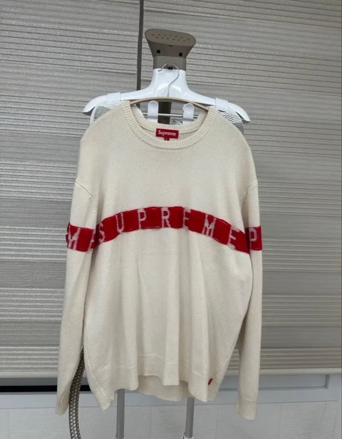 슈프림 메리노울 니트 아이보리 상품이미지1