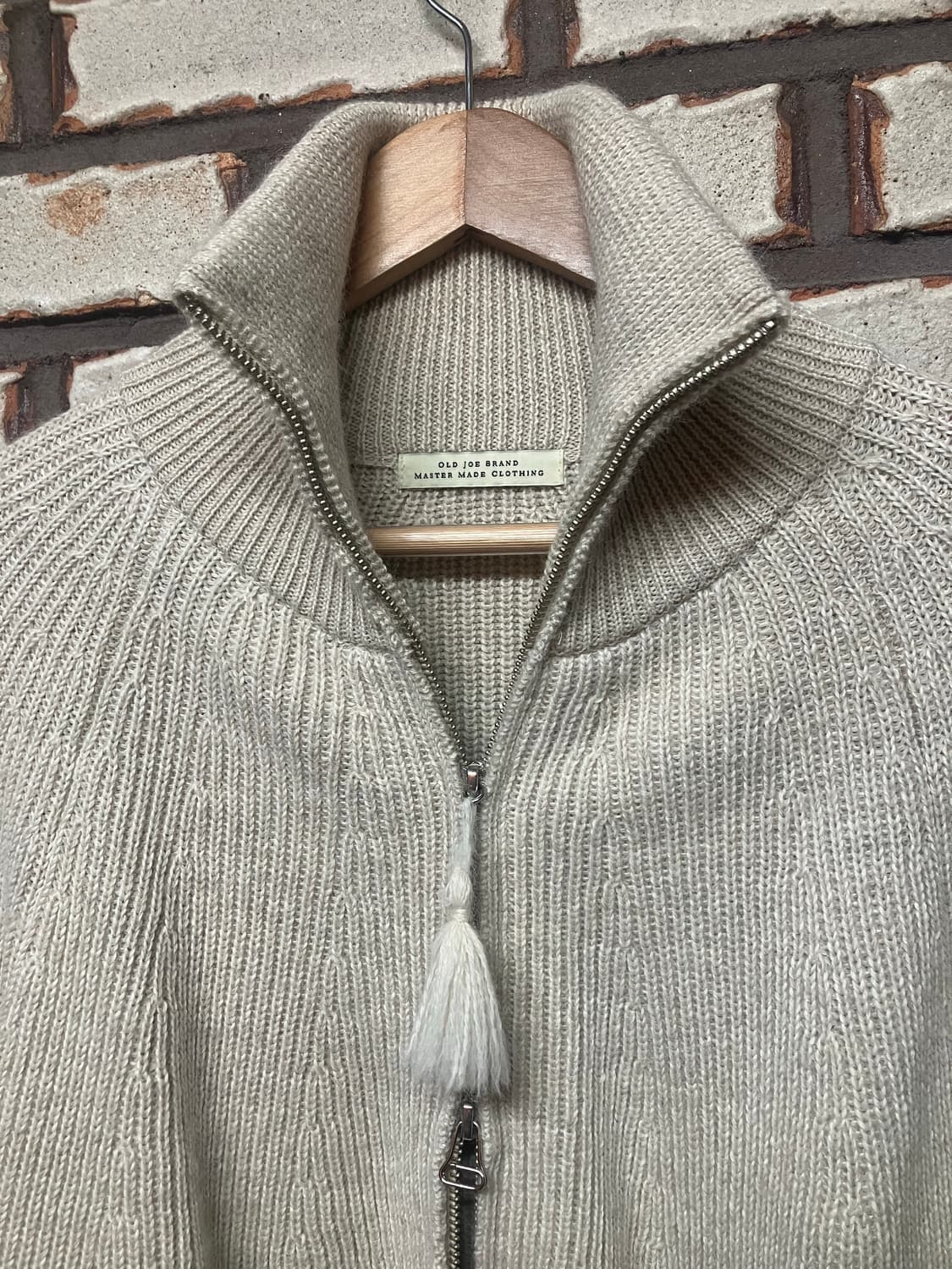 Old joe 올드조 - Tweedy Yarn Zip Sweater 상품이미지3