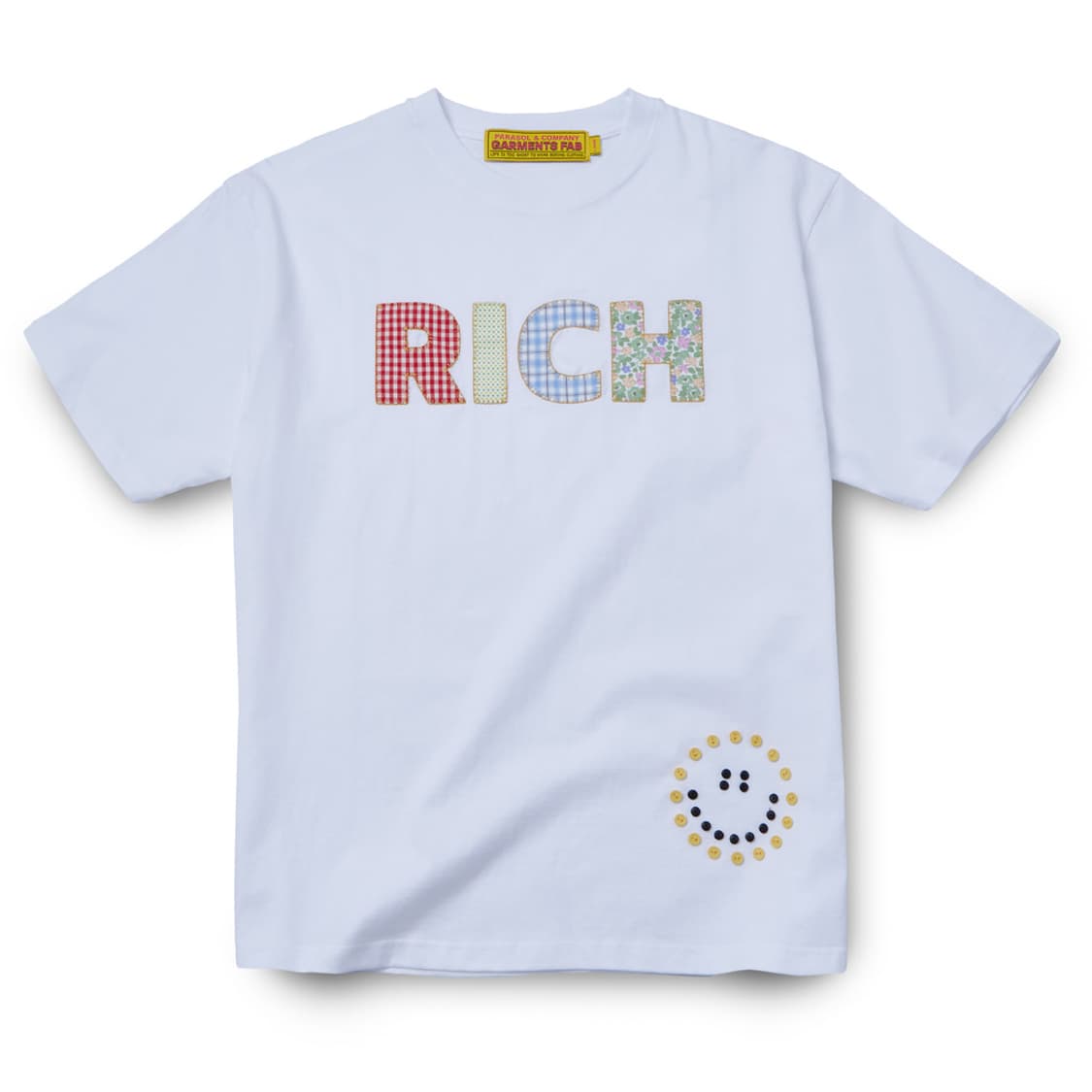가먼츠팹 Homemade Rich Smile Button Tee 상품이미지1
