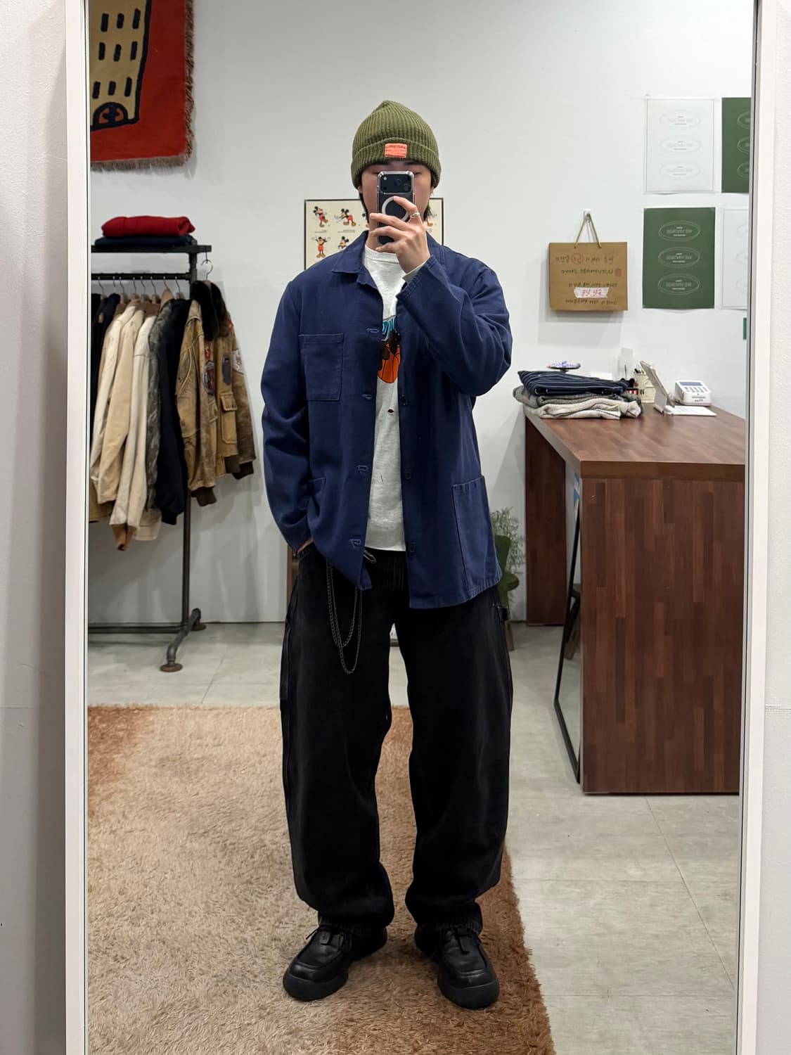 90s French work jacket 프렌치 워크 자켓 상품이미지2