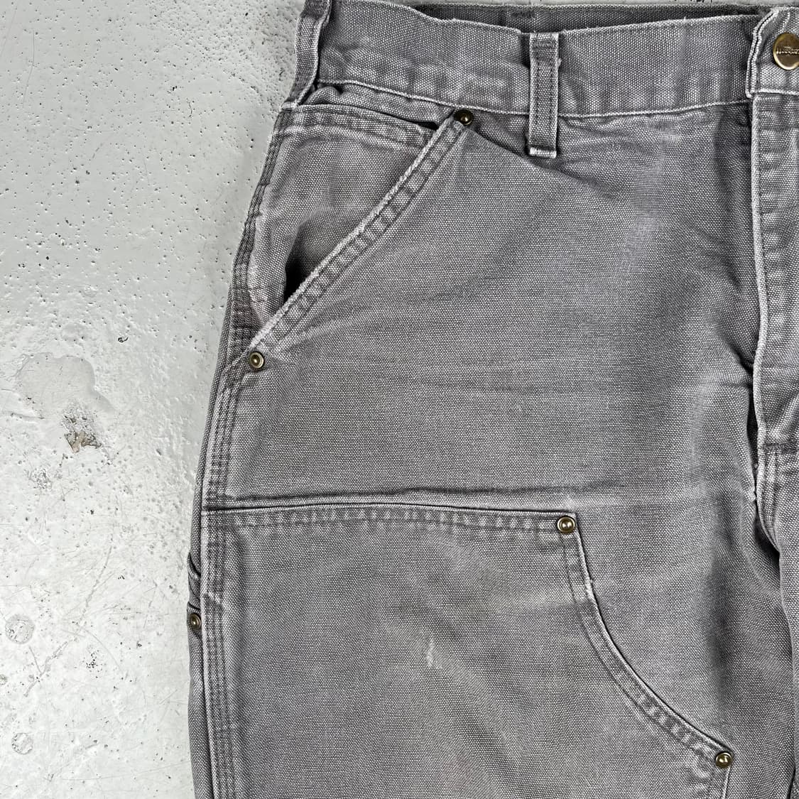 칼하트 더블니 워크팬츠 그레이 B136 상품이미지5