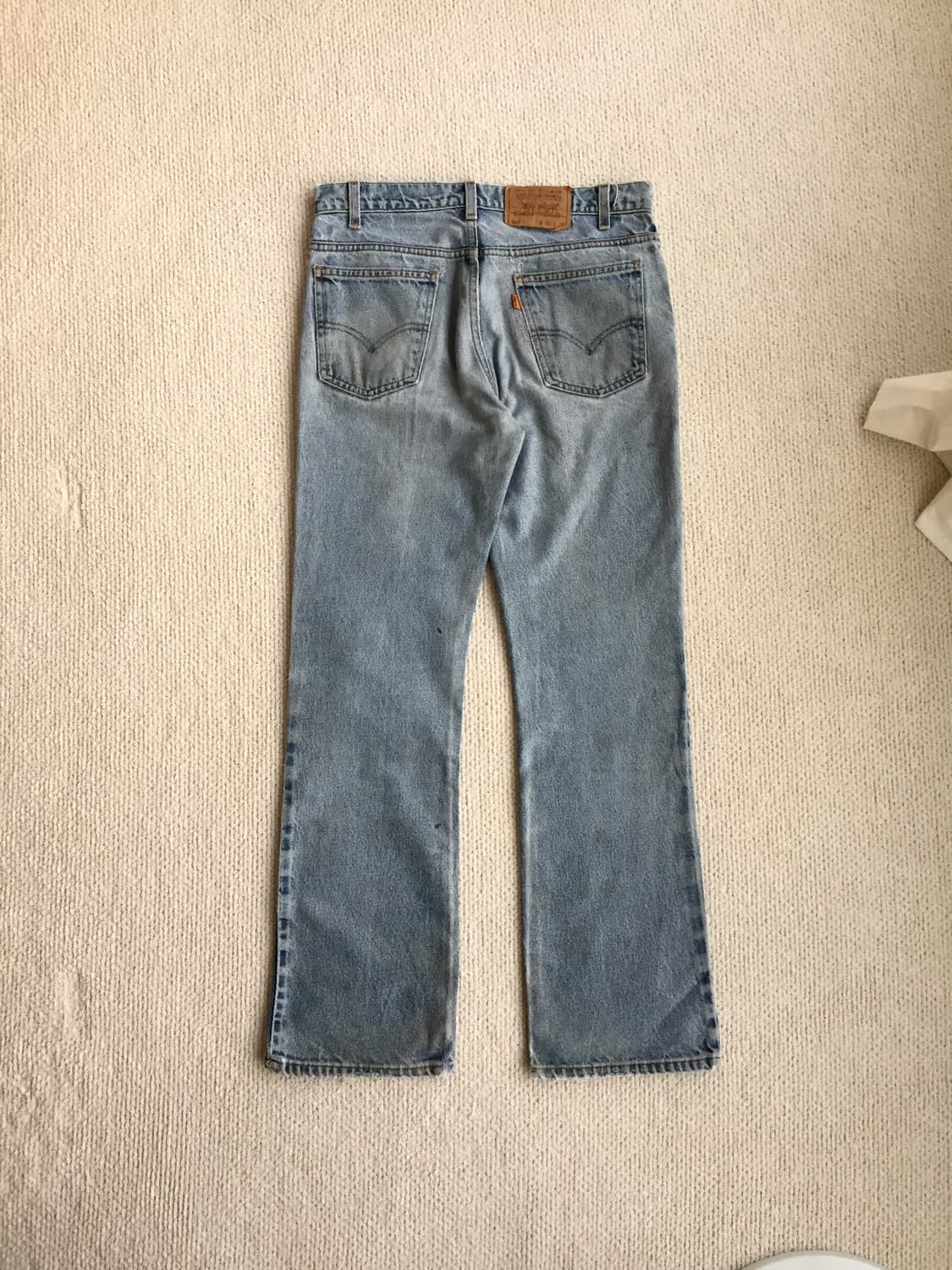 90‘s levis 517 연청 리페어 부츠컷 데님 상품이미지6