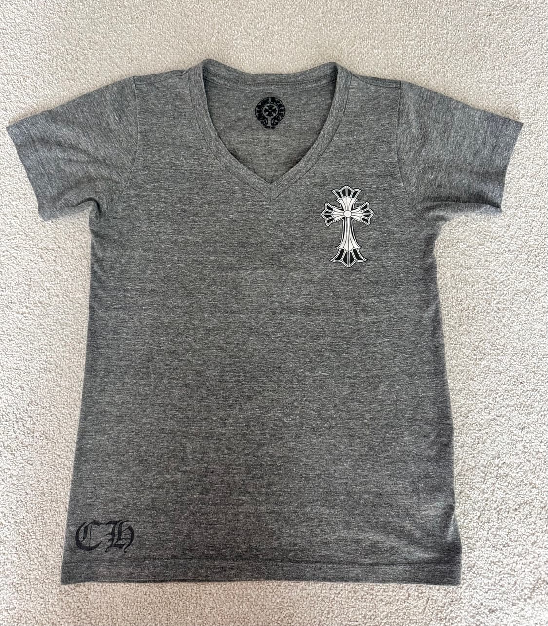 Chrome Hearts V-neck T shirt 크롬하츠브이넥티셔츠 상품이미지2