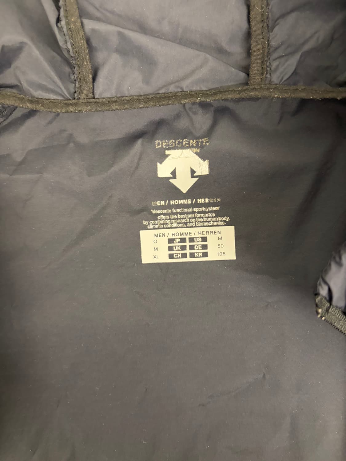 [105] 데상트 영국 트라이애슬론 경량바람막이 후드 자켓 상품이미지5