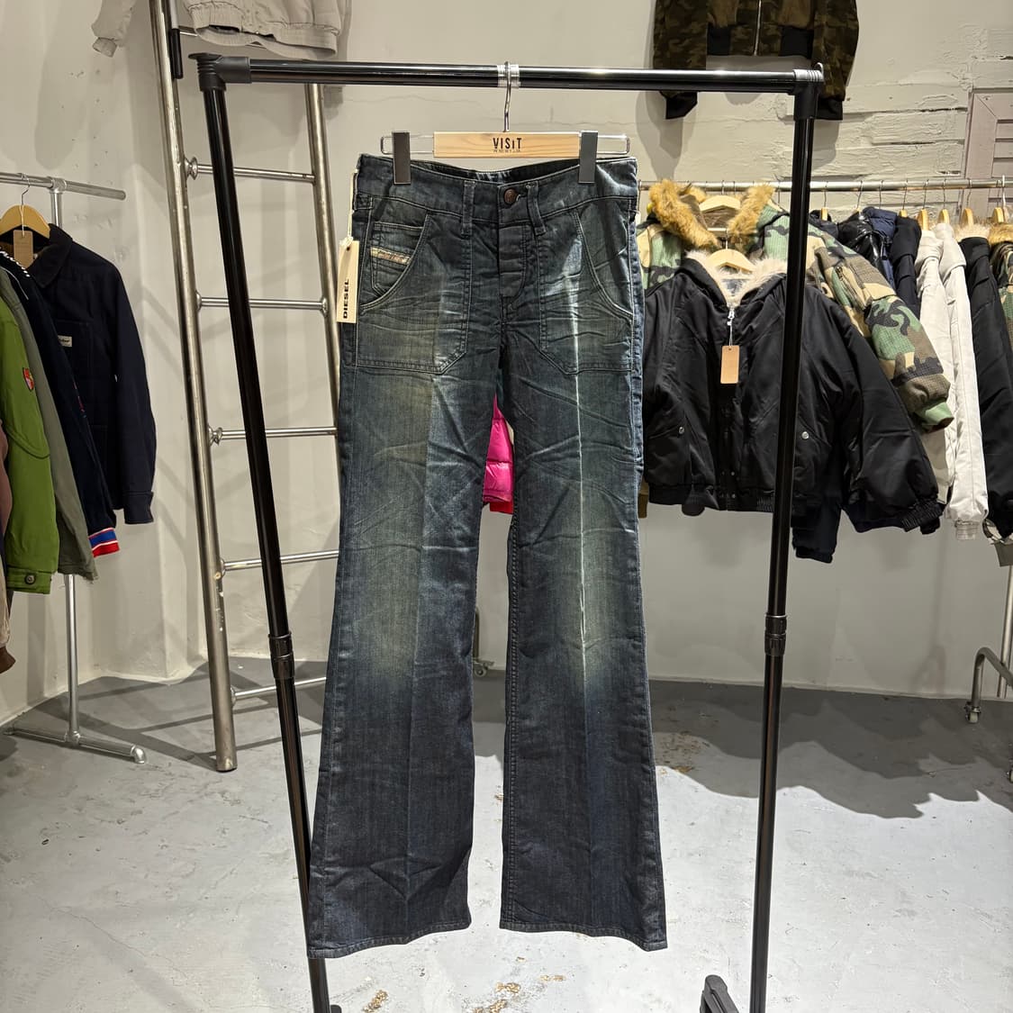 디젤 진 윌키 데님청팬츠 상품이미지1