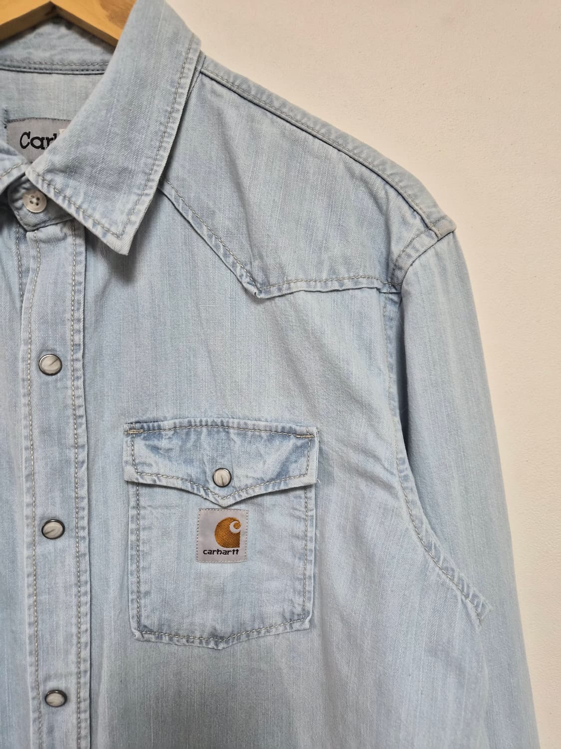 칼하트Carhartt 웨스턴 데님 셔츠 M사이즈 - S264 상품이미지3