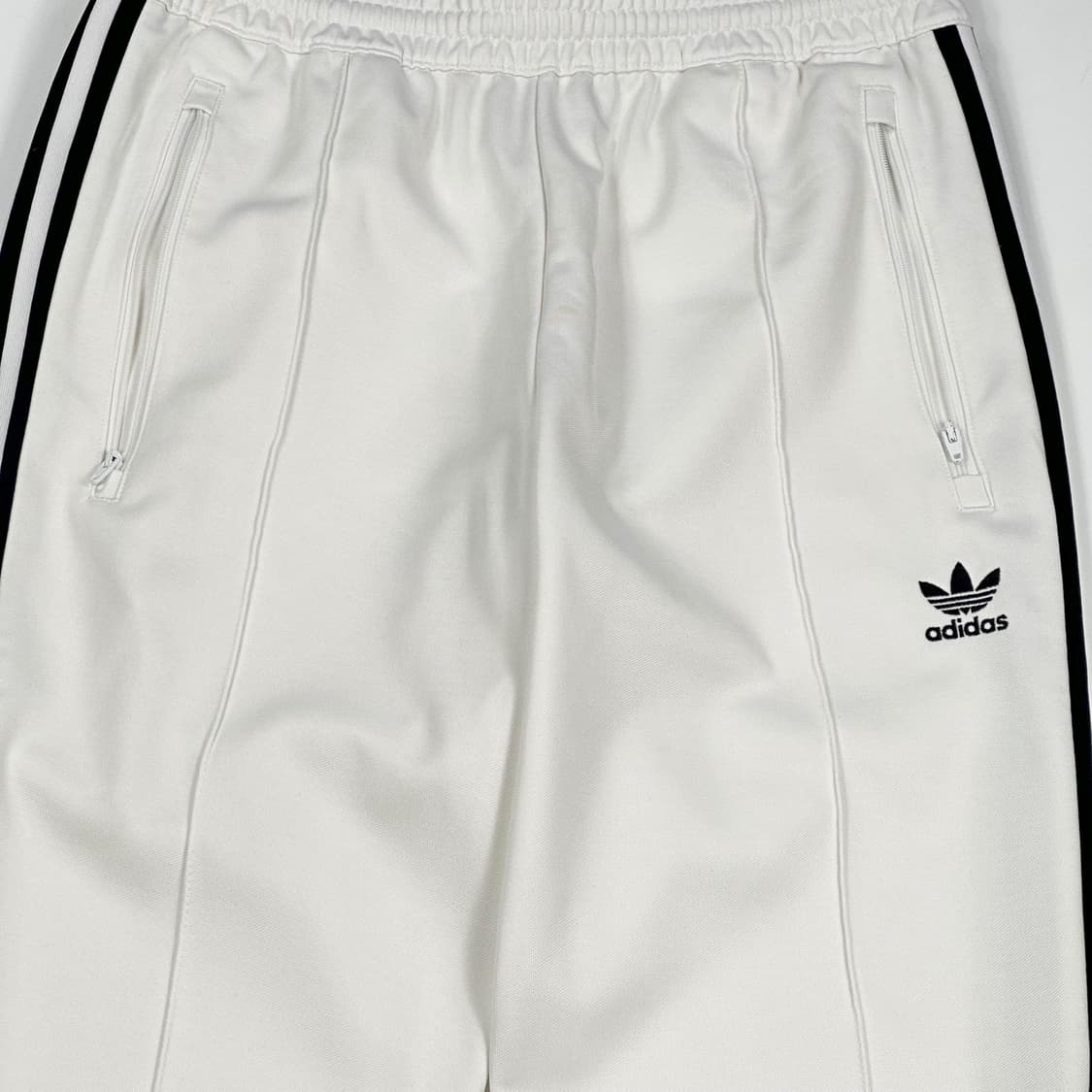 아디다스 베켄바우어 화이트 츄리닝 바지 (L) 상품이미지3