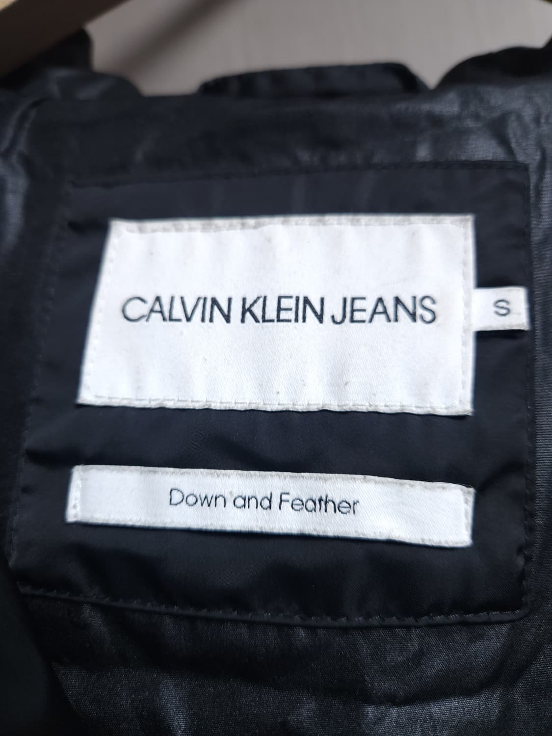 캘빈클라인 다운 롱패딩, S 상품이미지3