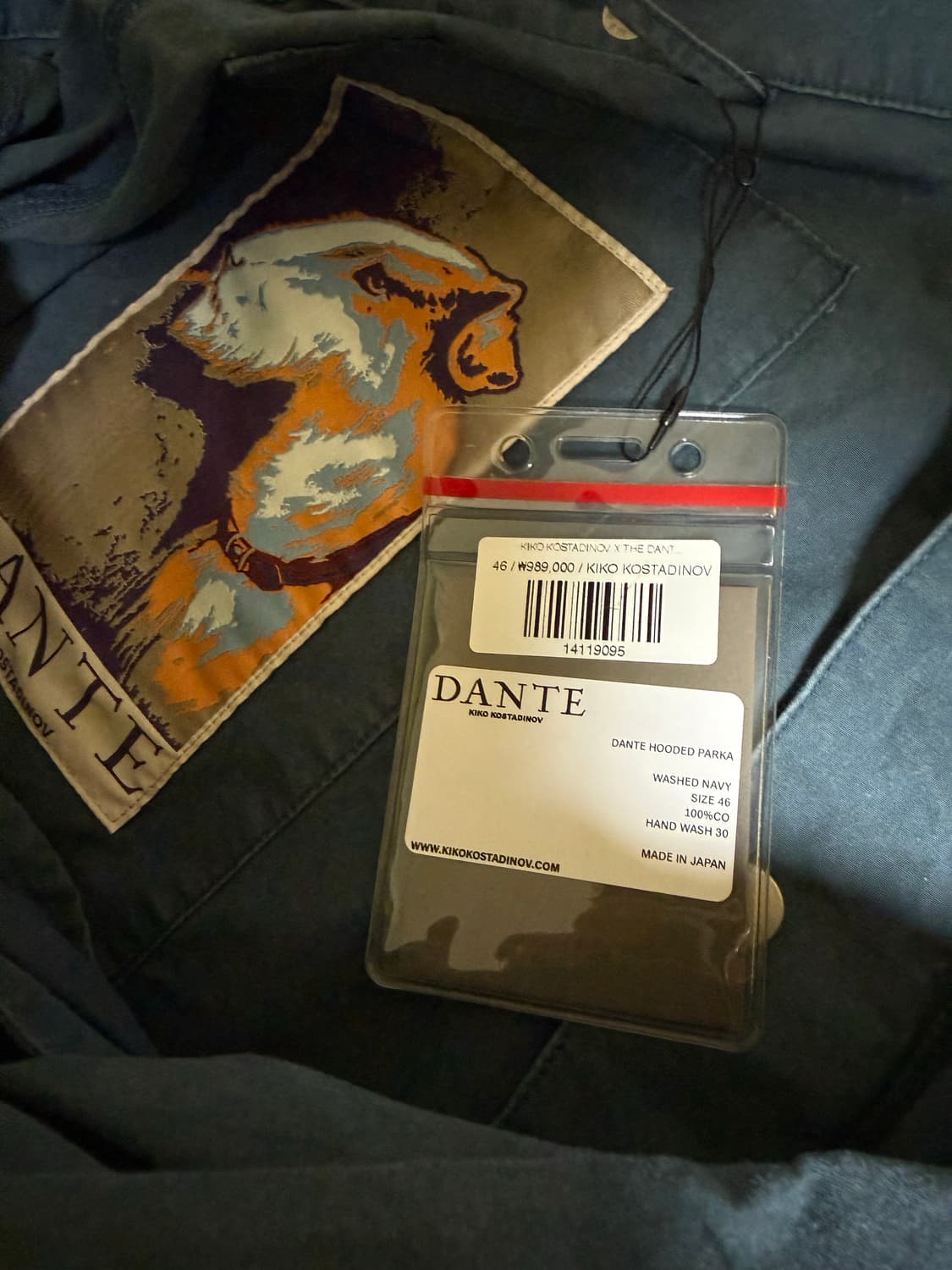 46 키코 단테 파카 새상품 상품이미지3