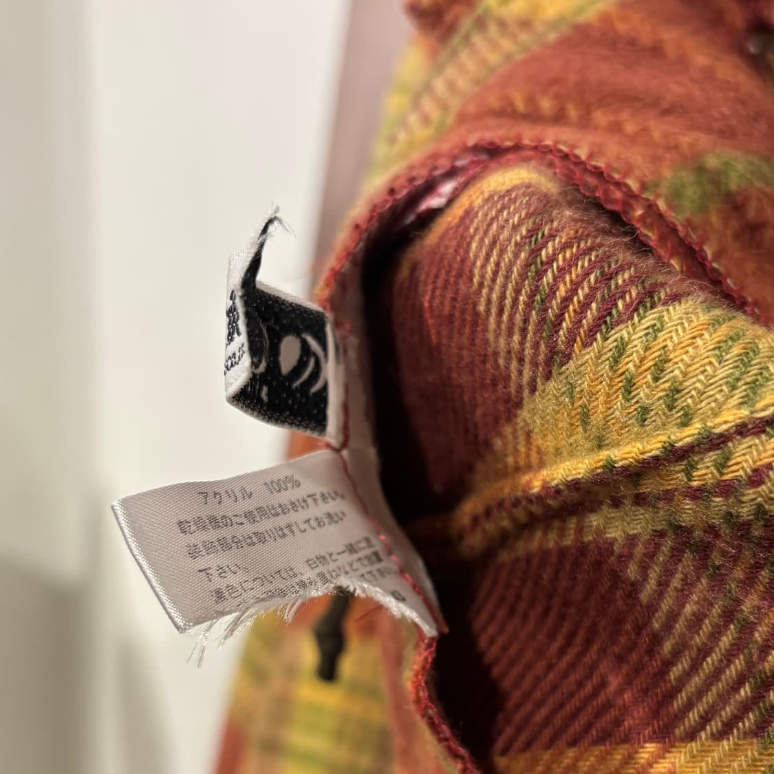 일본 빈티지 아일렛 체크 겨울 미니 스커트 상품이미지6